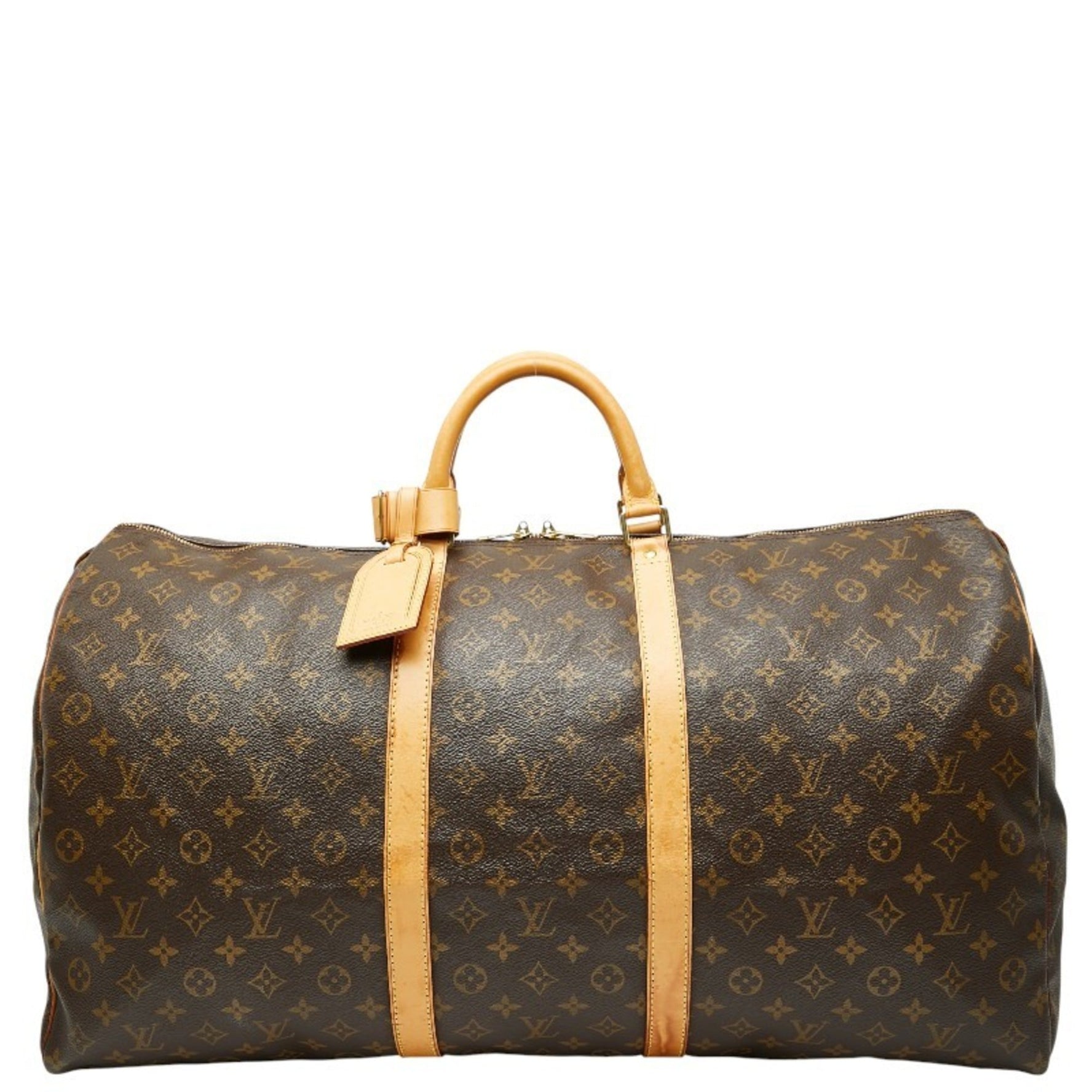 Louis Vuitton Monogram Keepall 60 Boston Bag/Travel Bag Leather LOUIS VUITTON
