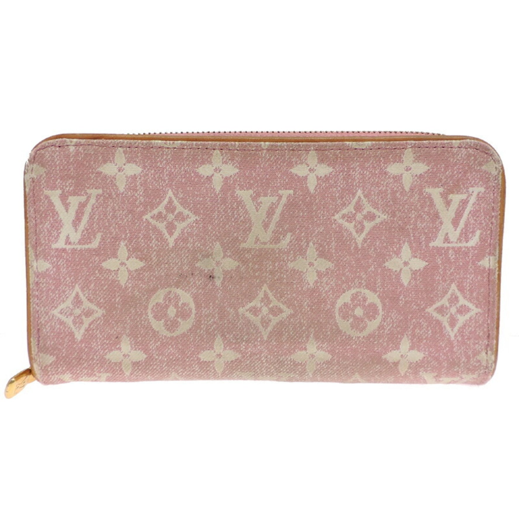 Louis Vuitton Zippy Wallet Long Monogram Jacquard Denim