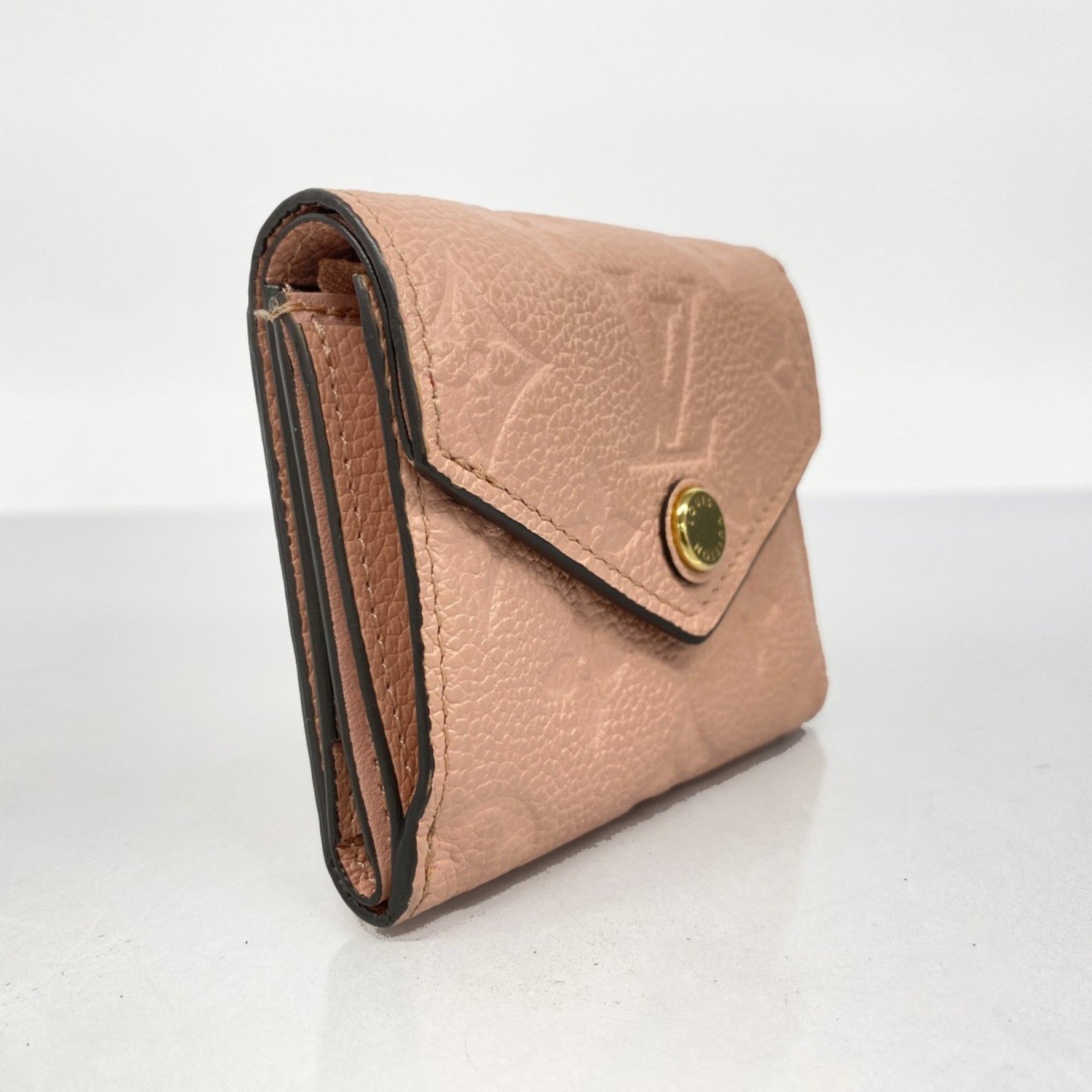 Louis Vuitton Monogram Empreinte Zoe Tri-fold Wallet Rose Poodle