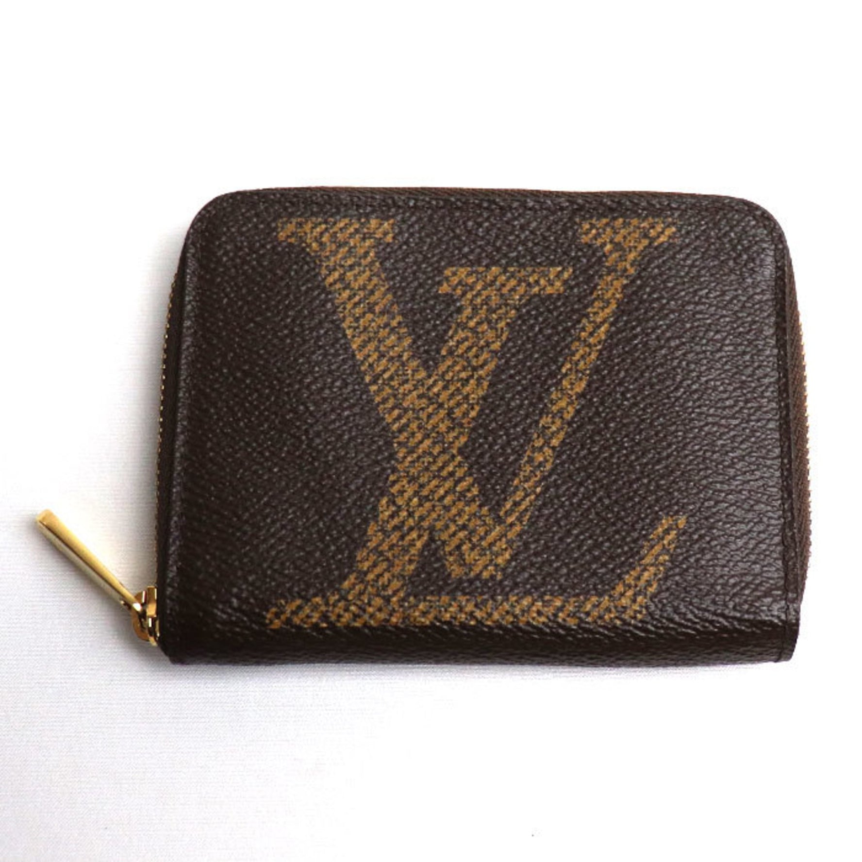 Louis Vuitton Zippy Coin Purse Case Giant Brown
