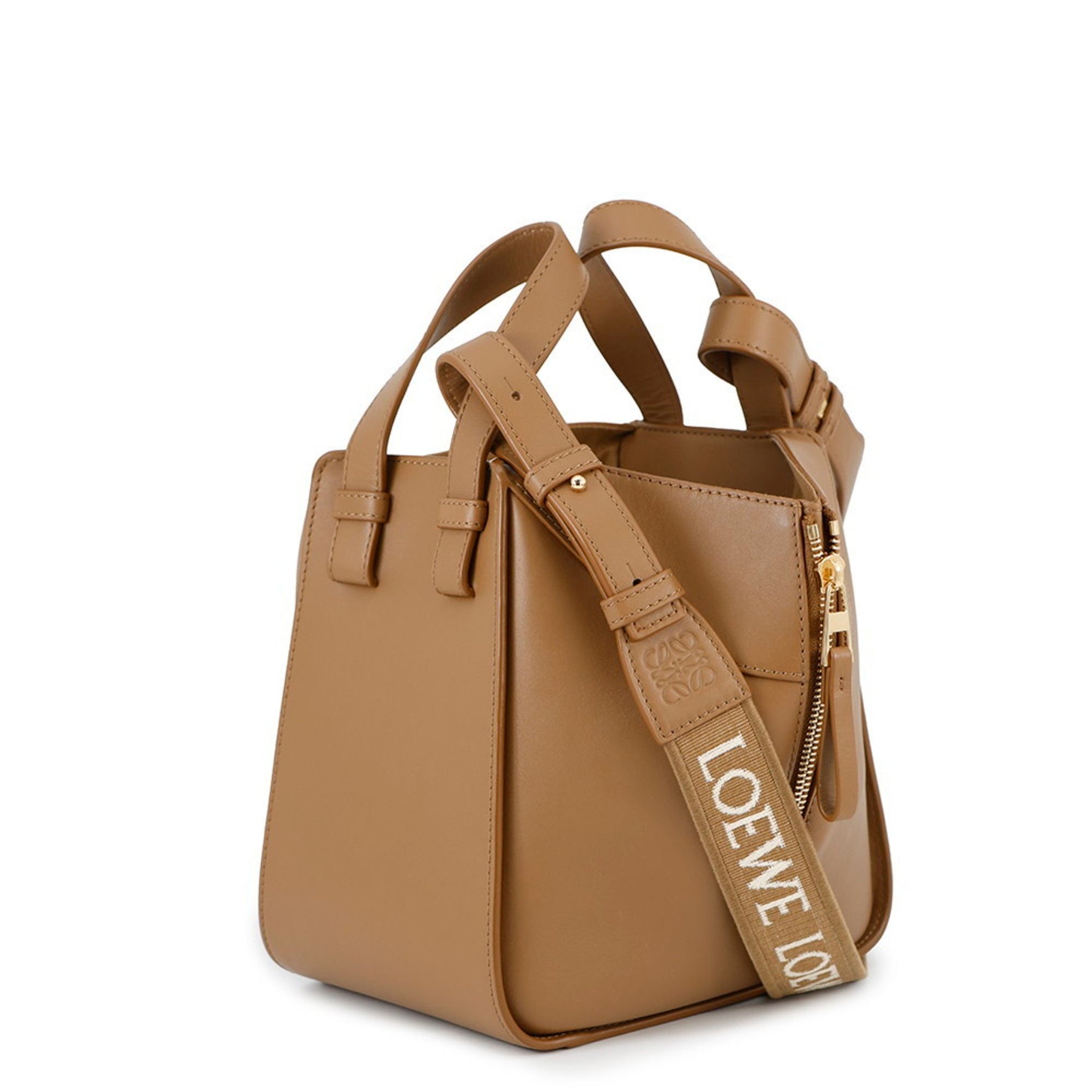 Loewe Hammock Compact Handbag in Calfskin Leather