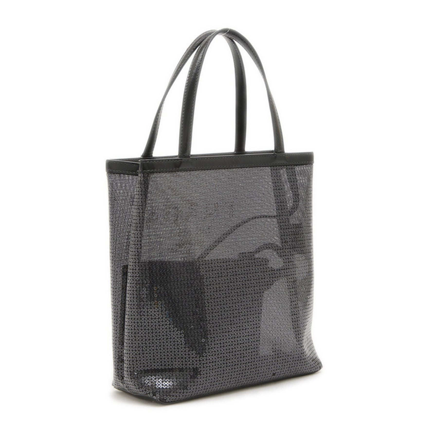 Prada Sequin Mesh Handbag with Pouch