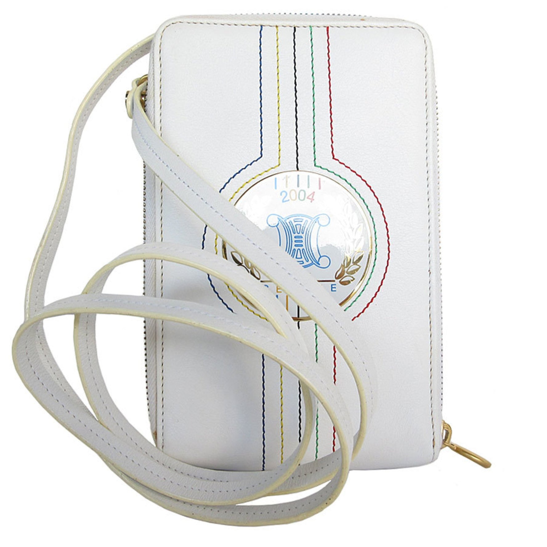 CELINE Pochette 2004 Olympic Limited Edition Leather Gold Men's