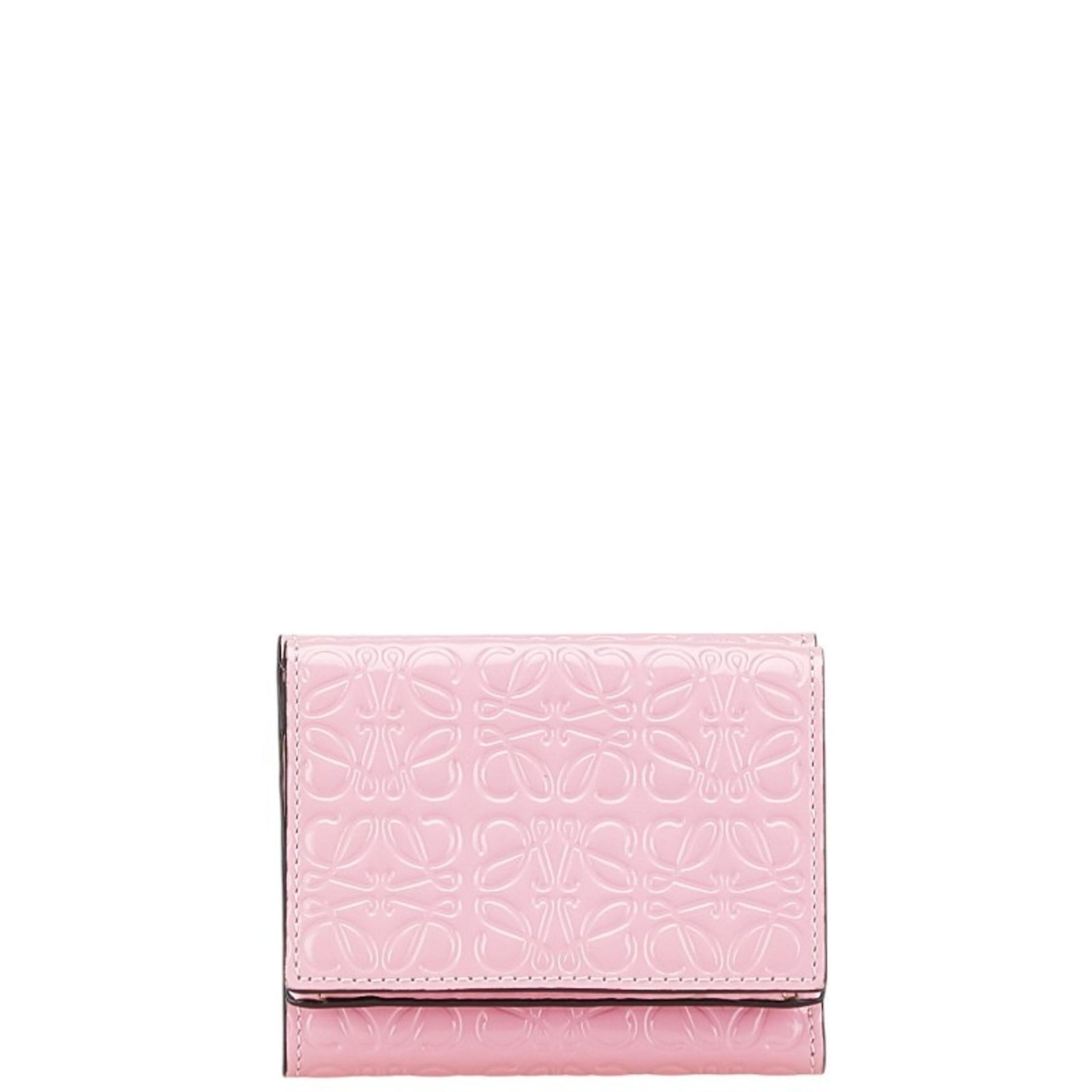 LOEWE Anagram Tri-fold Wallet Leather