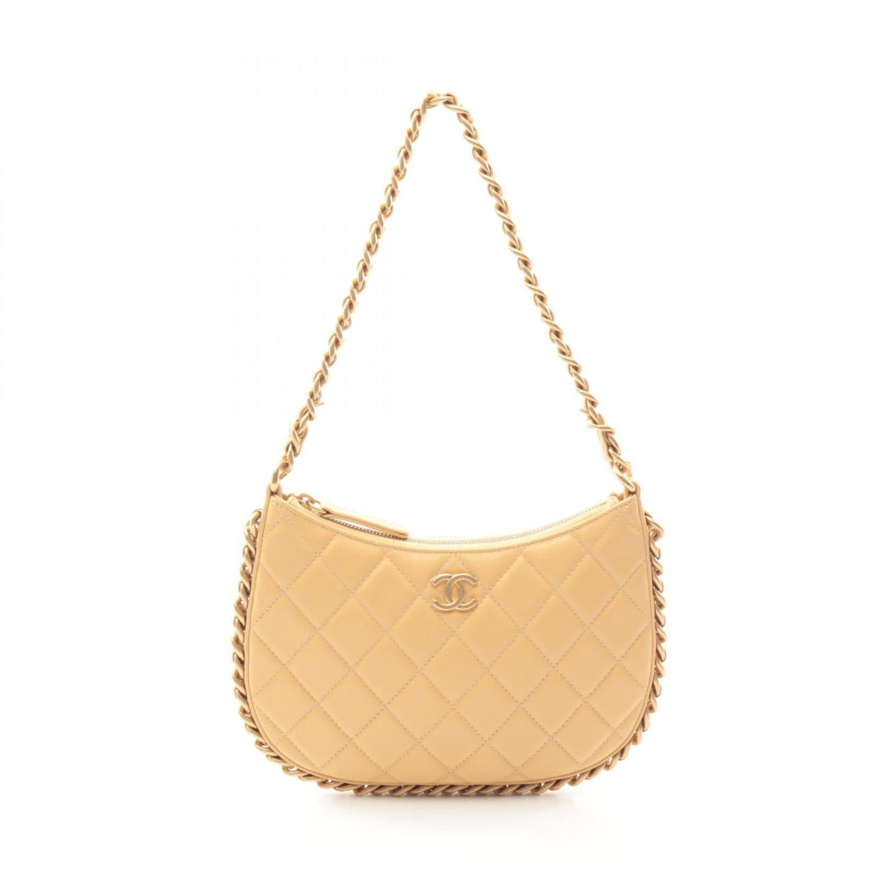 CHANEL Matelasse Shoulder Bag Lambskin (Sheepskin)