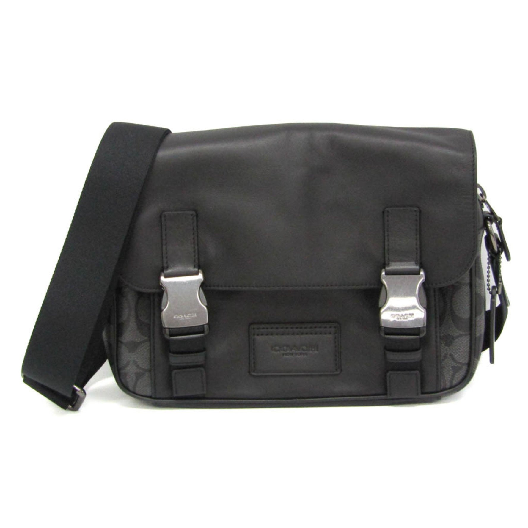 Coach Signature Truck Crossbody PVC,Leather Shoulder Bag