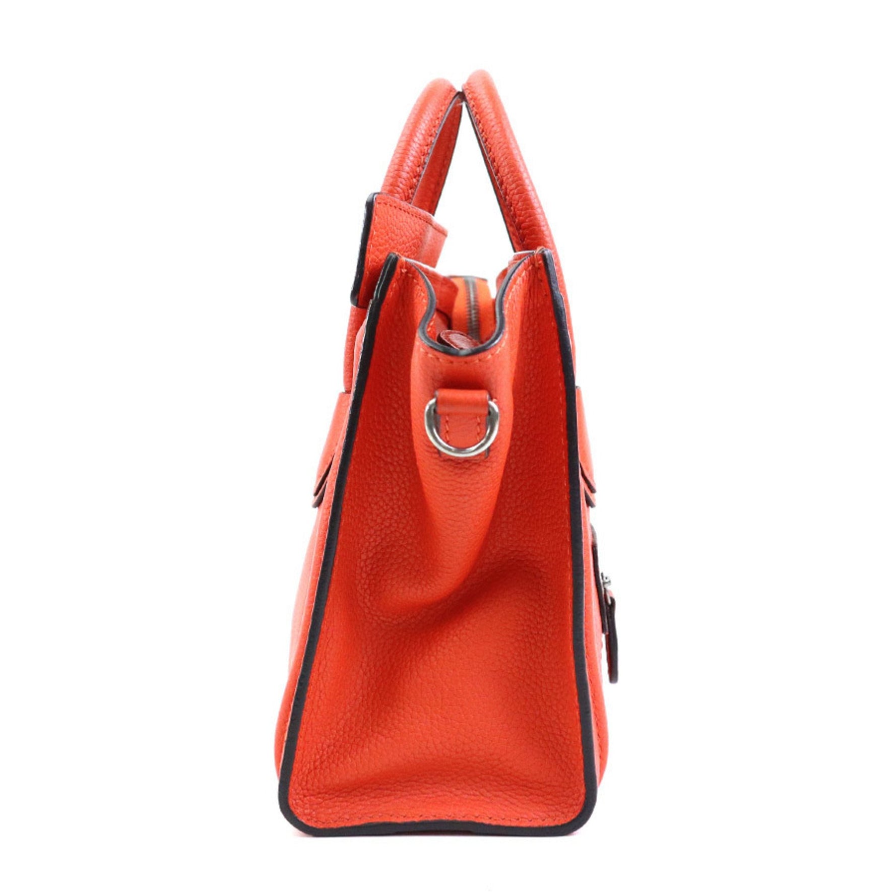 CELINE Handbag Shoulder Bag Luggage Nano Shopper Leather