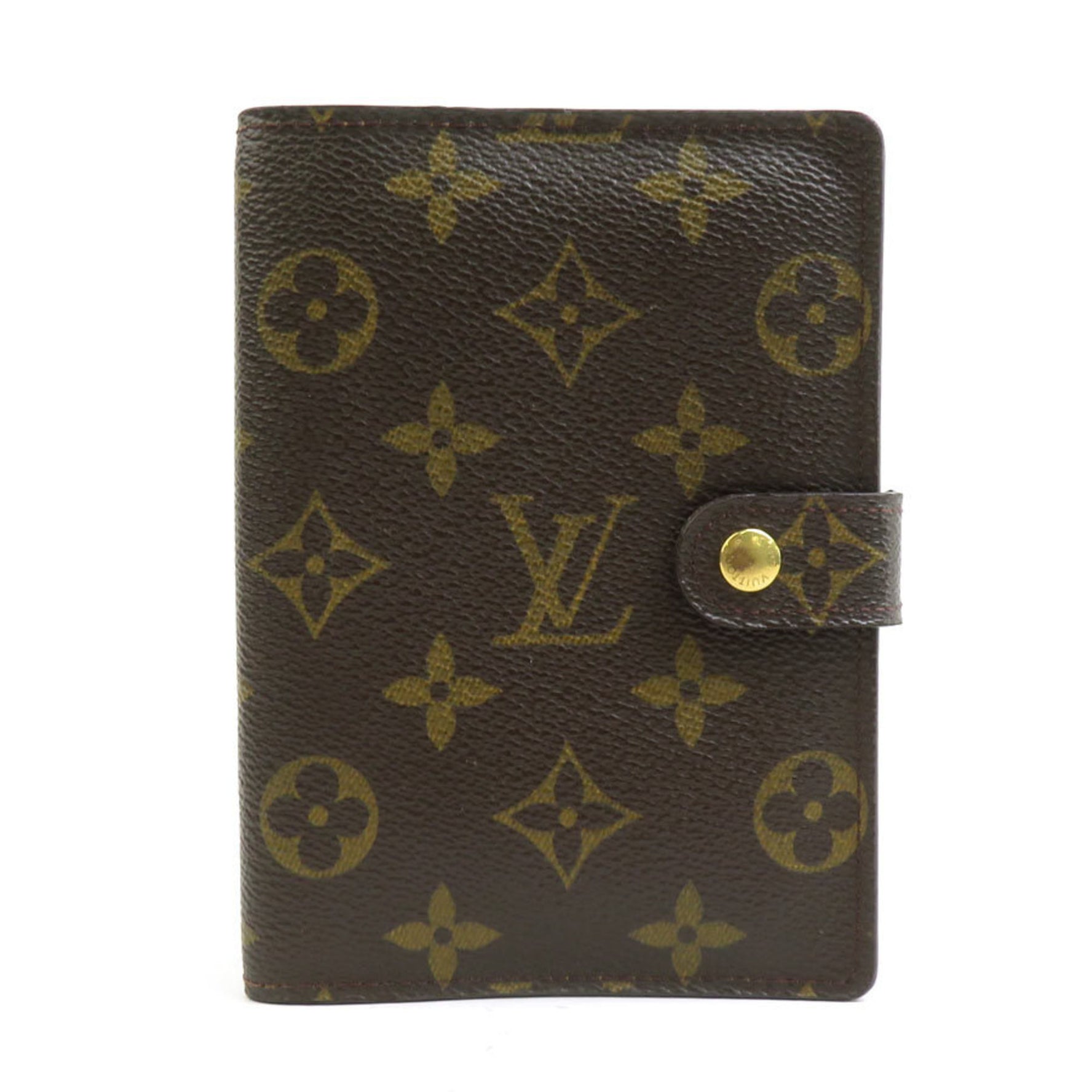 Louis Vuitton Notebook Cover Monogram Agenda PM Canvas Gold Men's