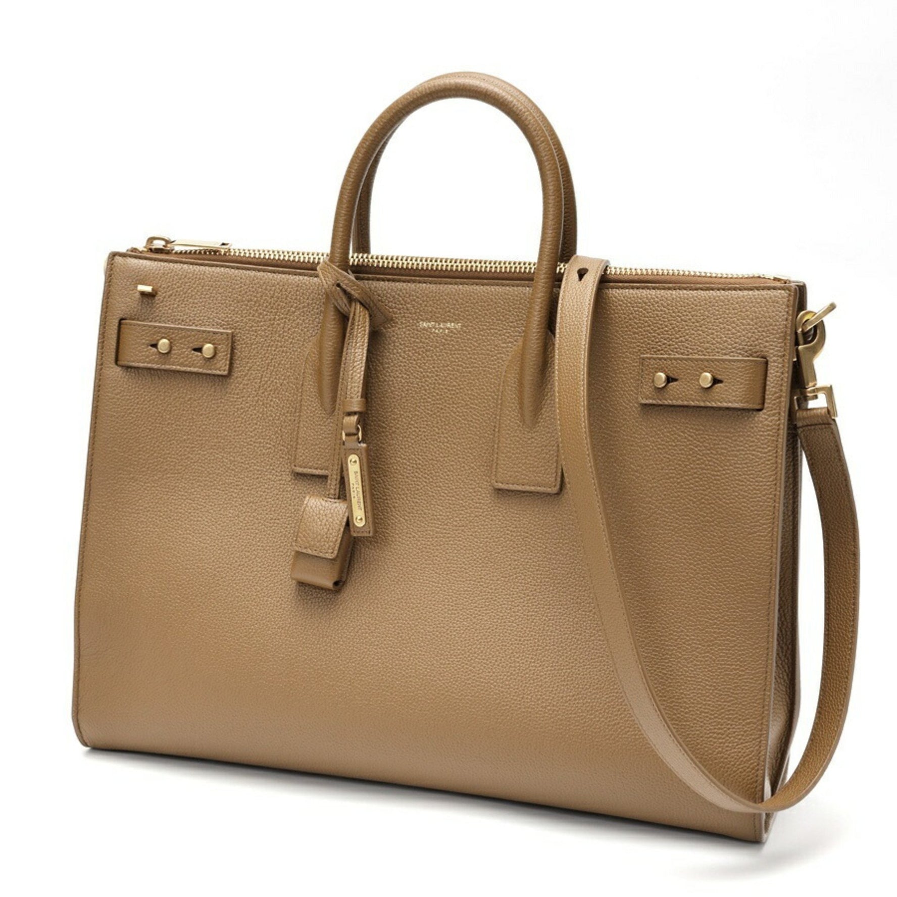 Saint Laurent Thin Large Sac du Jour Grained Leather