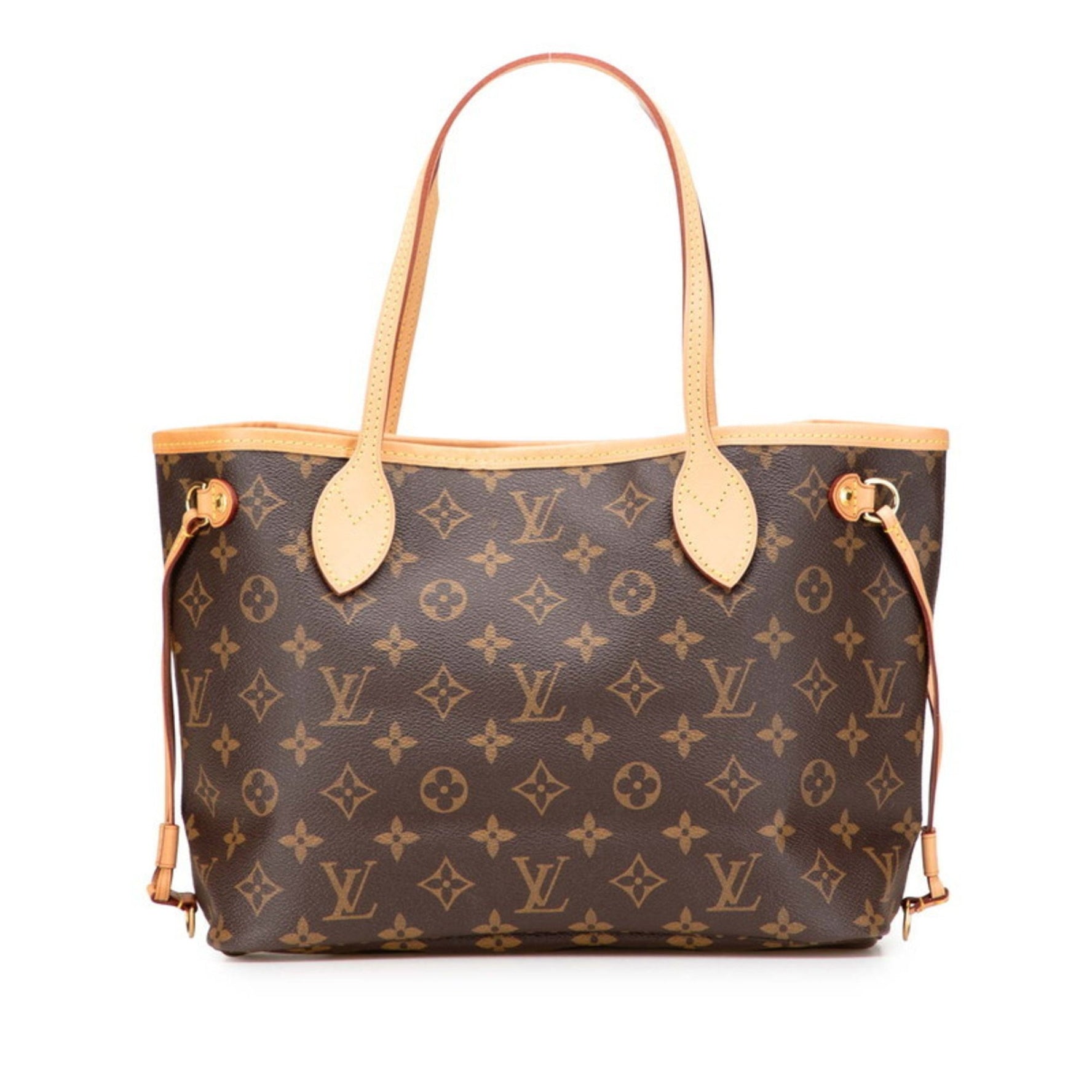 Louis Vuitton Monogram Neverfull PM Handbag Tote Bag Leather LOUIS VUITTON