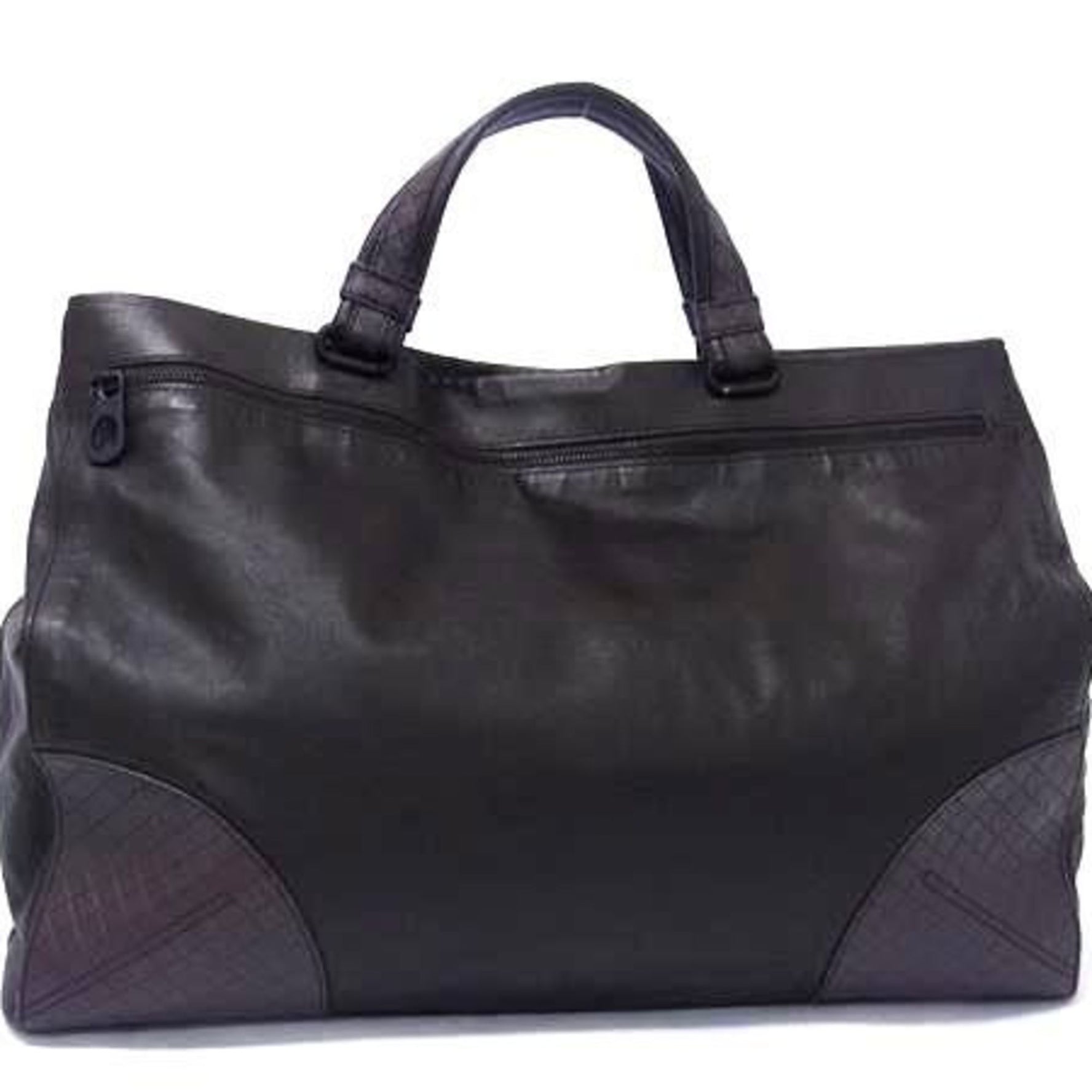 BOTTEGA VENETA Bottega Veneta Handbag Intrecciato Scorpito - Dark Brown Leather