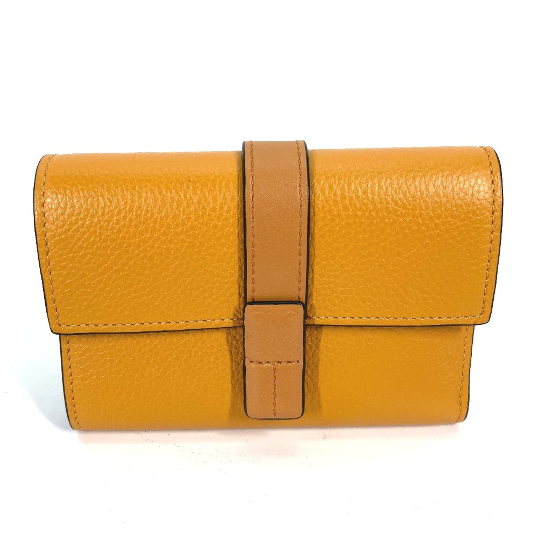 Loewe Compact wallet Trifold wallet Brown