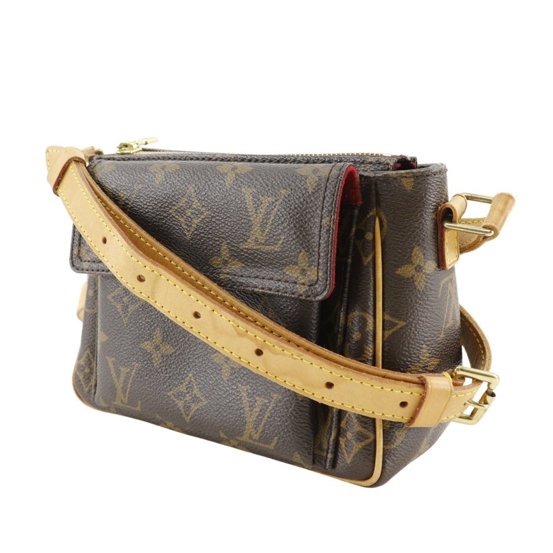 Louis Vuitton Viva Cite PM Shoulder Bag Monogram Canvas 2004 Brown