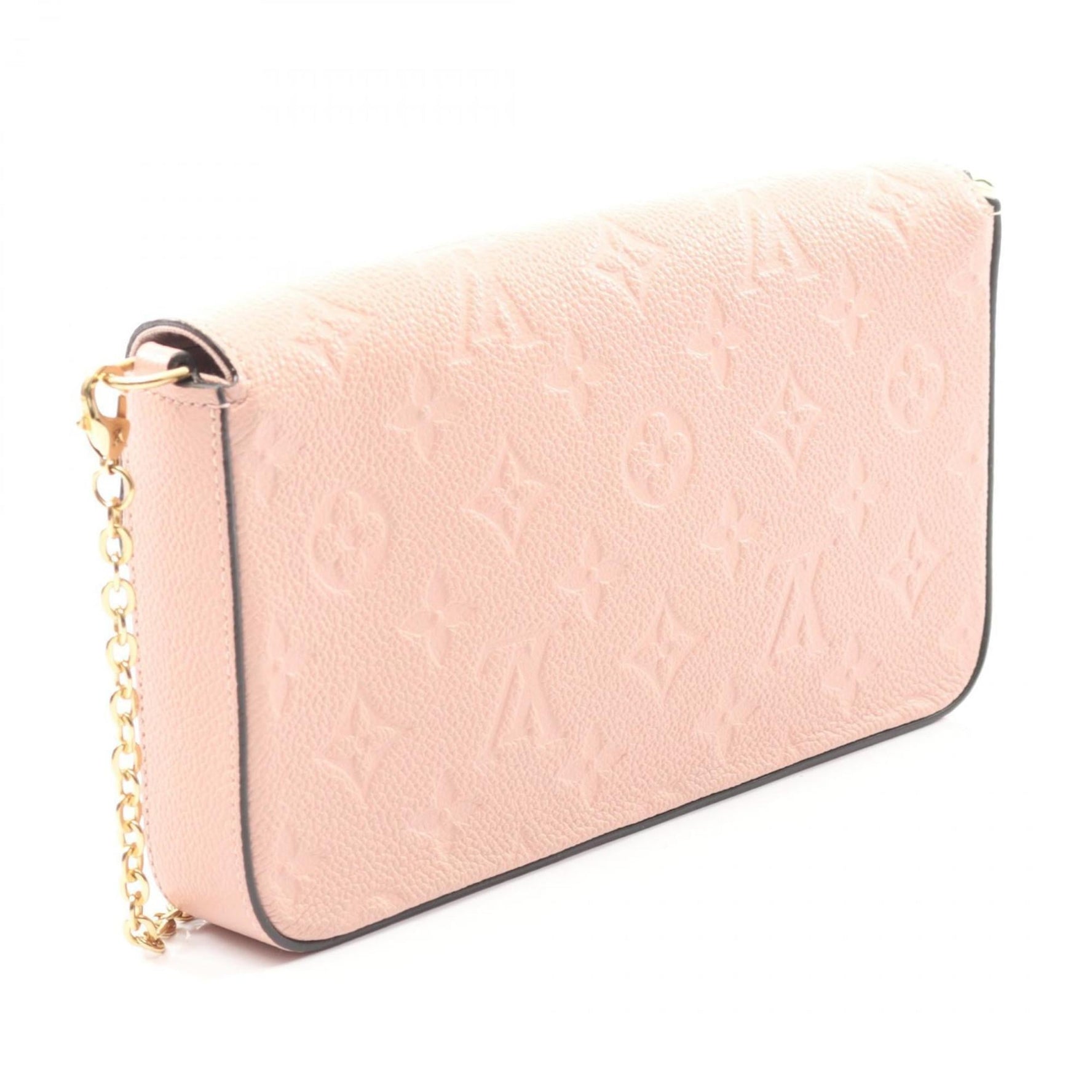 Louis Vuitton Felicie Monogram Empreinte Rose Poodle Leather Shoulder Bag, Pink