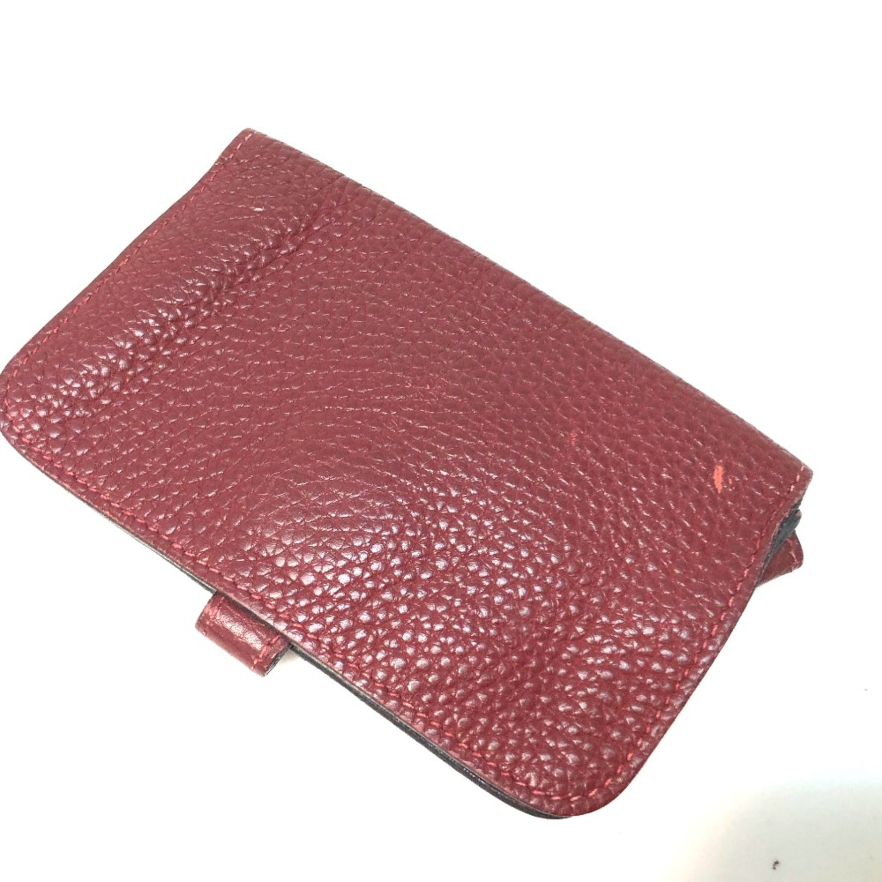 Hermes Coin Compartment coin purse Rouge Ash