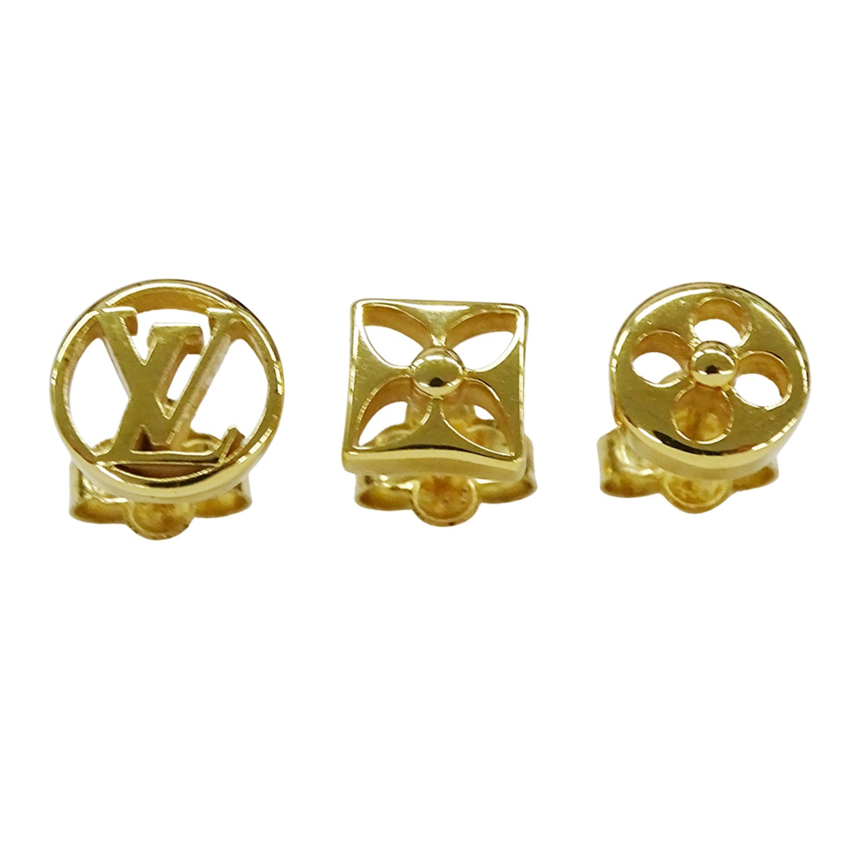 Louis Vuitton Metal Bouclée D'oreille Crazy in Rock Earrings (Set of 3)