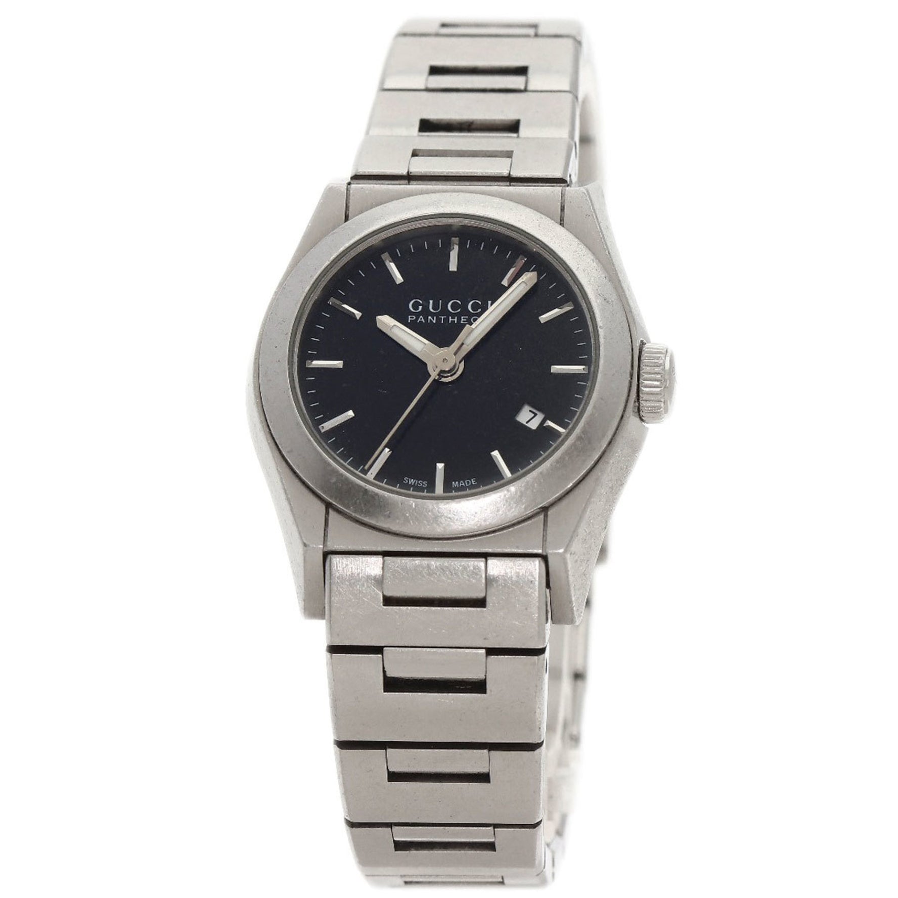 Gucci 115.5 Pantheon Watch Stainless Steel SS Ladies