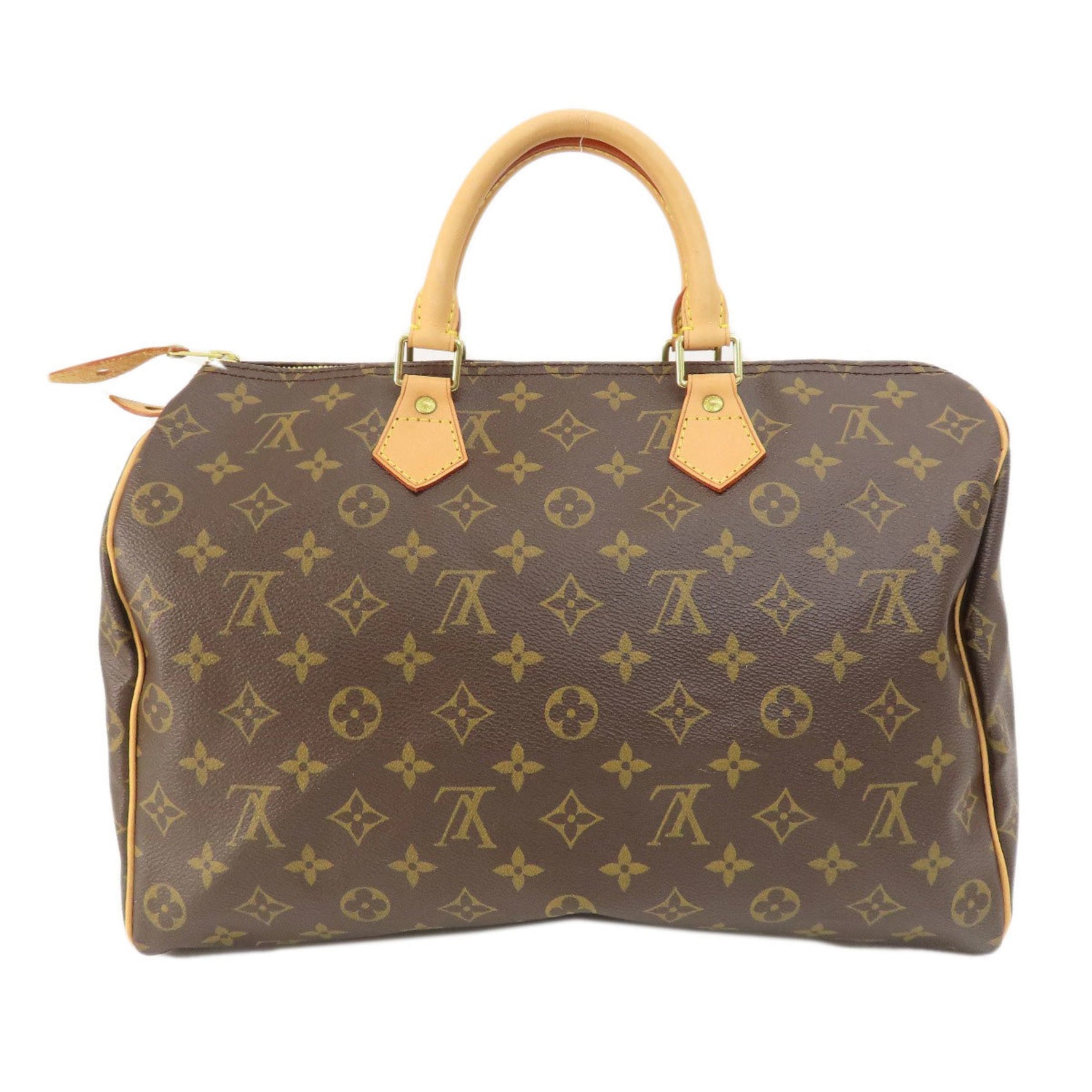 Louis Vuitton Speedy 35 Tote Bag Canvas