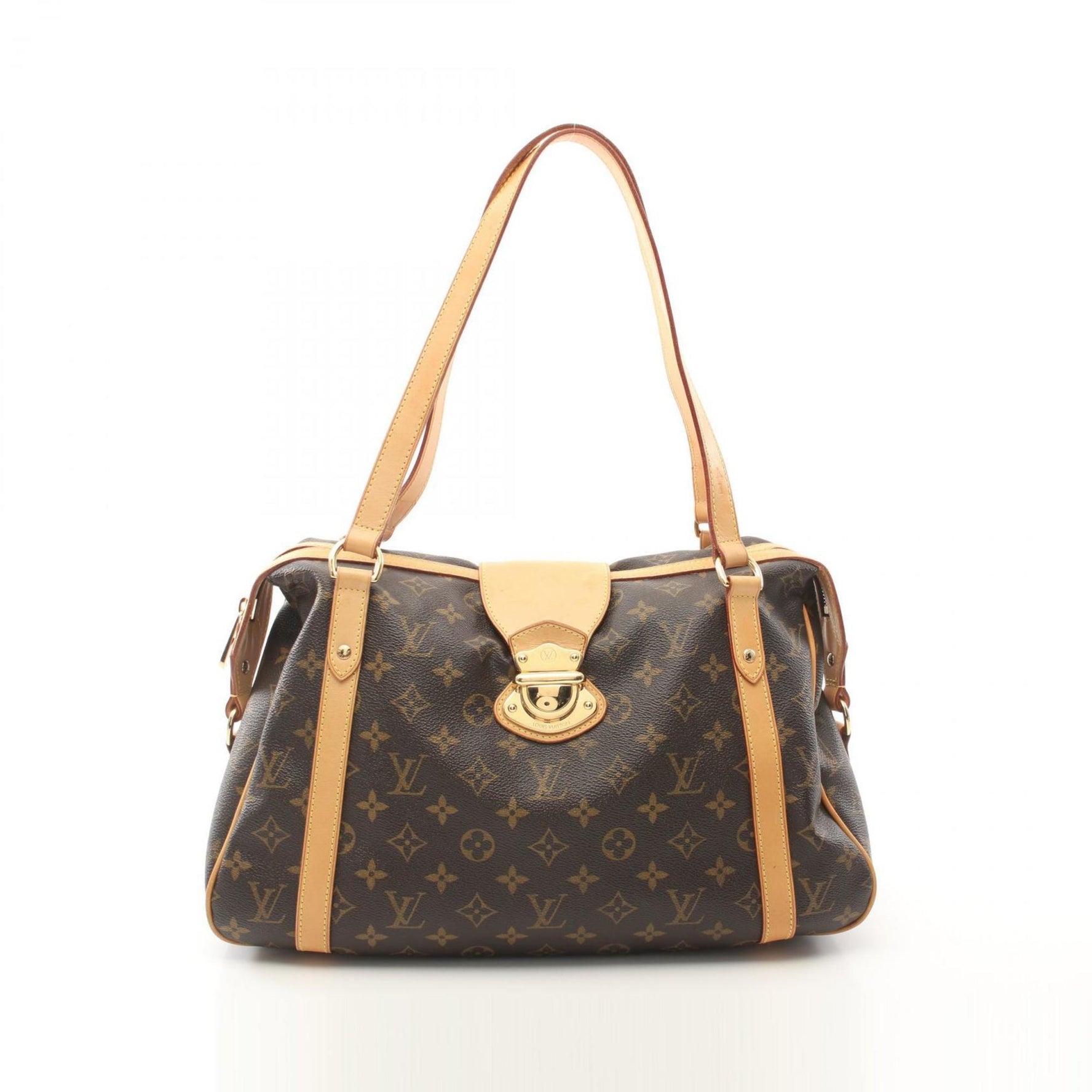 Louis Vuitton Stresa PM Monogram Shoulder Bag, Coated Canvas, Leather