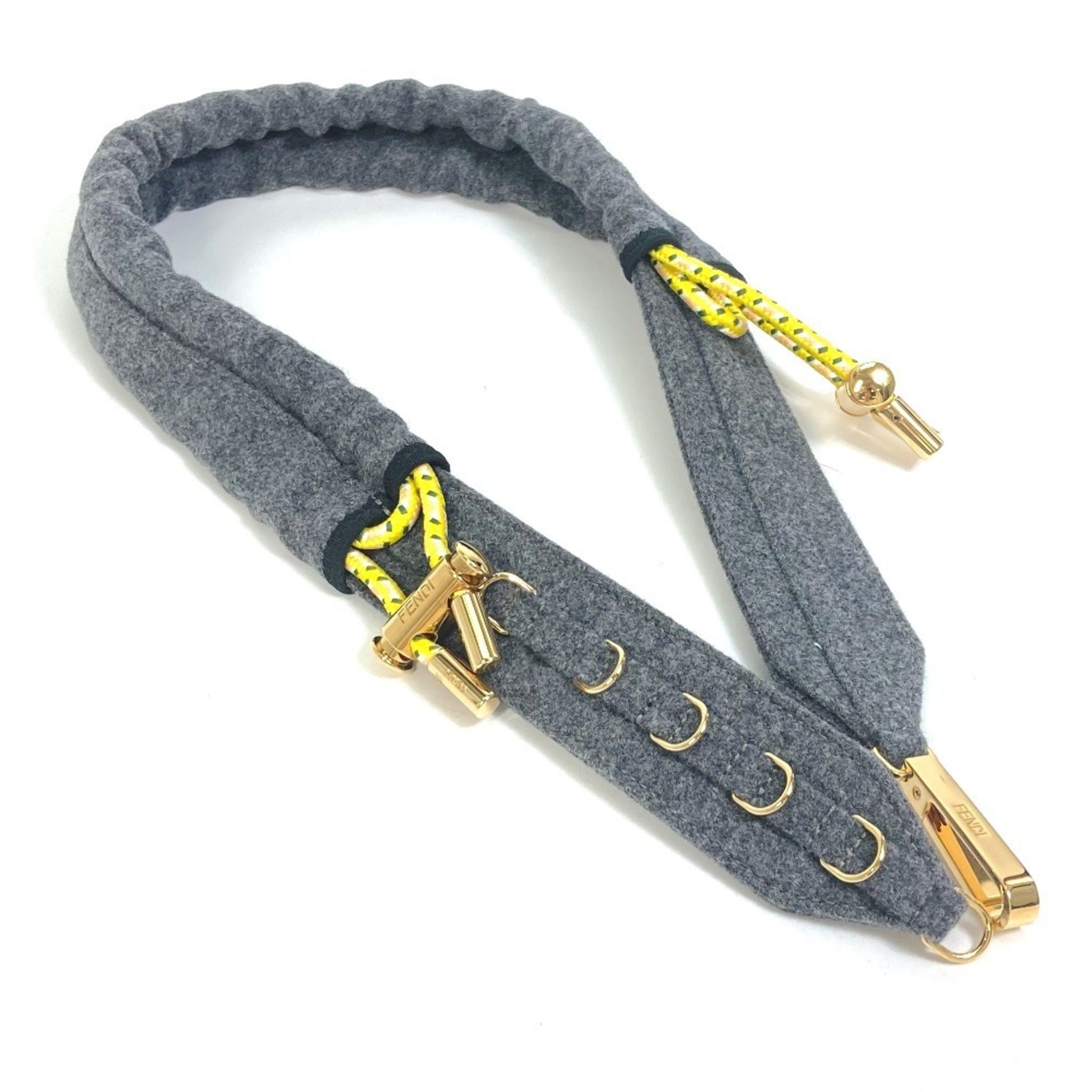 FENDI Felt Belt Grey