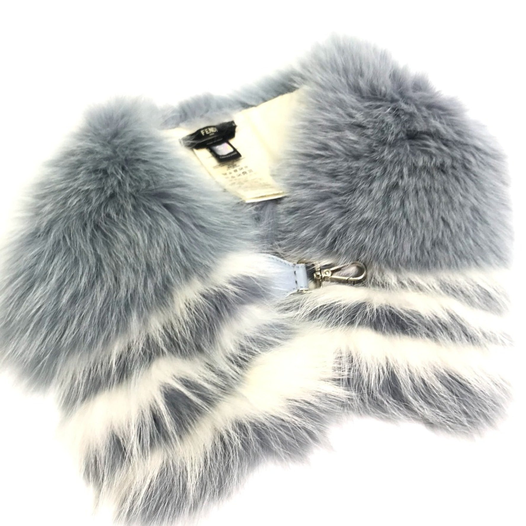 Fendi Snood Scarf White