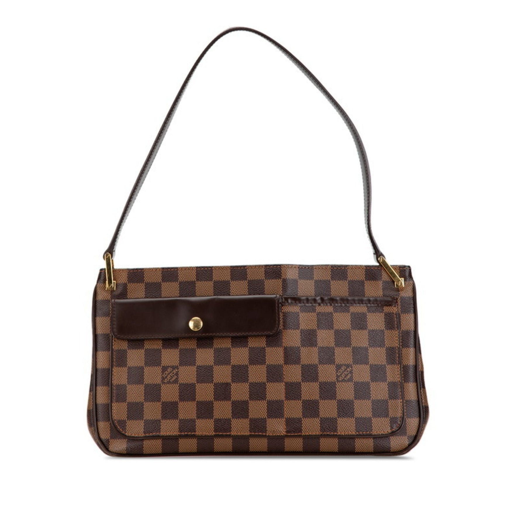 Louis Vuitton Damier Auburn Shoulder Bag PVC Leather