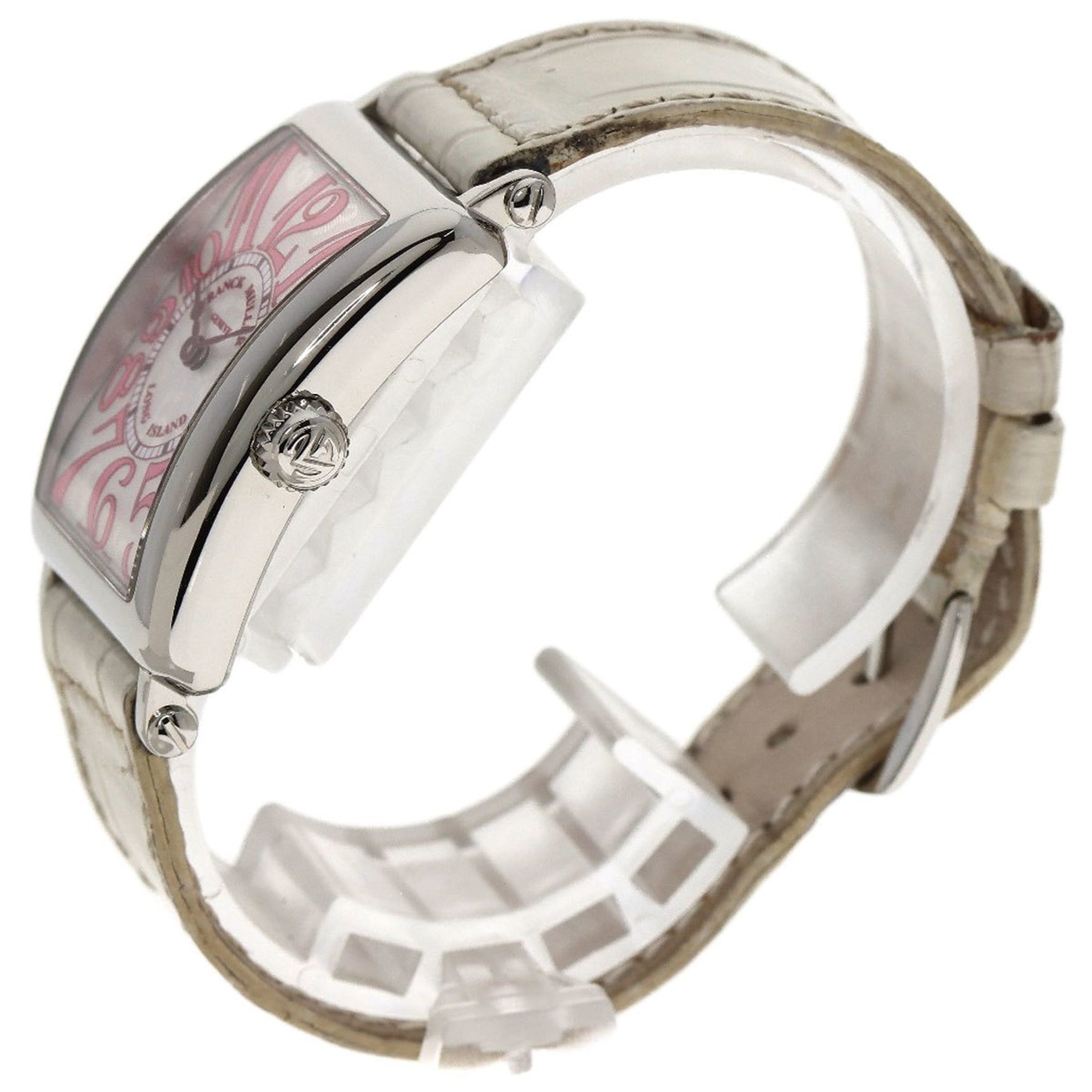 Franck Muller 902J Long Island Japan Limited Edition 500 pieces Stainless Steel Leather Ladies Watch FRANCK MULLER