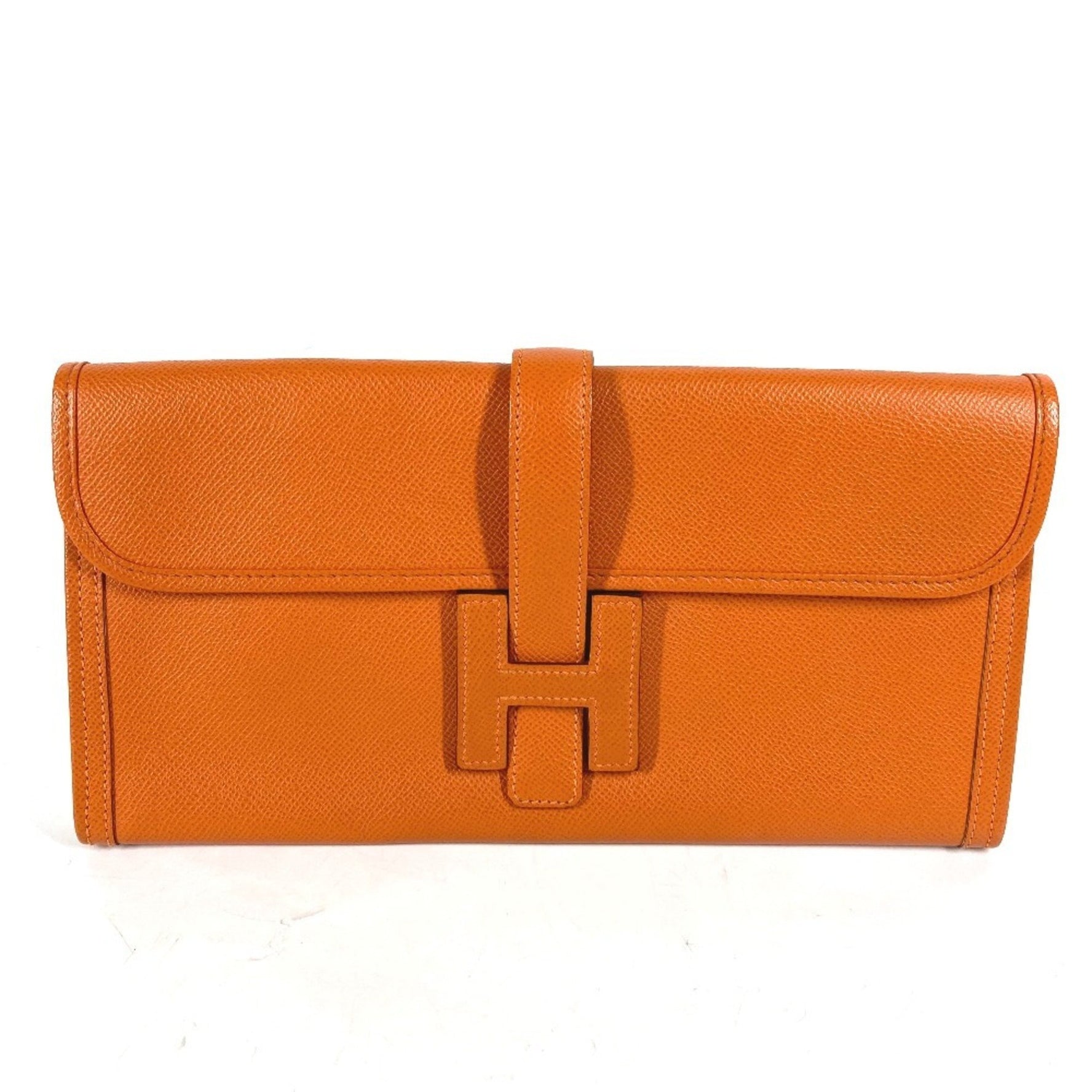 HERMES Hermès Jige Elan 29 H Logo Bag, Second Clutch Epson