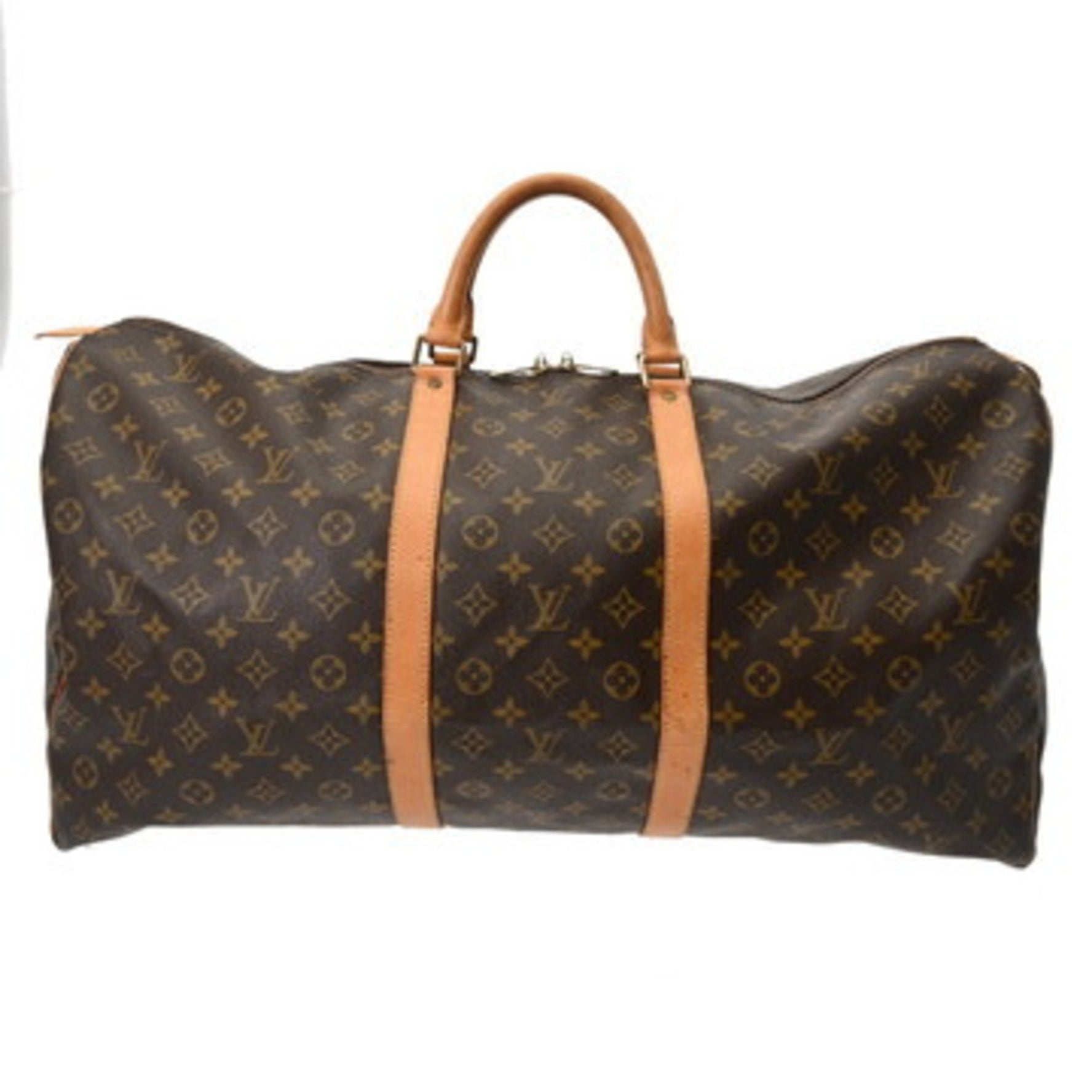 LOUIS VUITTON Monogram Keepall 60 Unisex Canvas Boston Bag