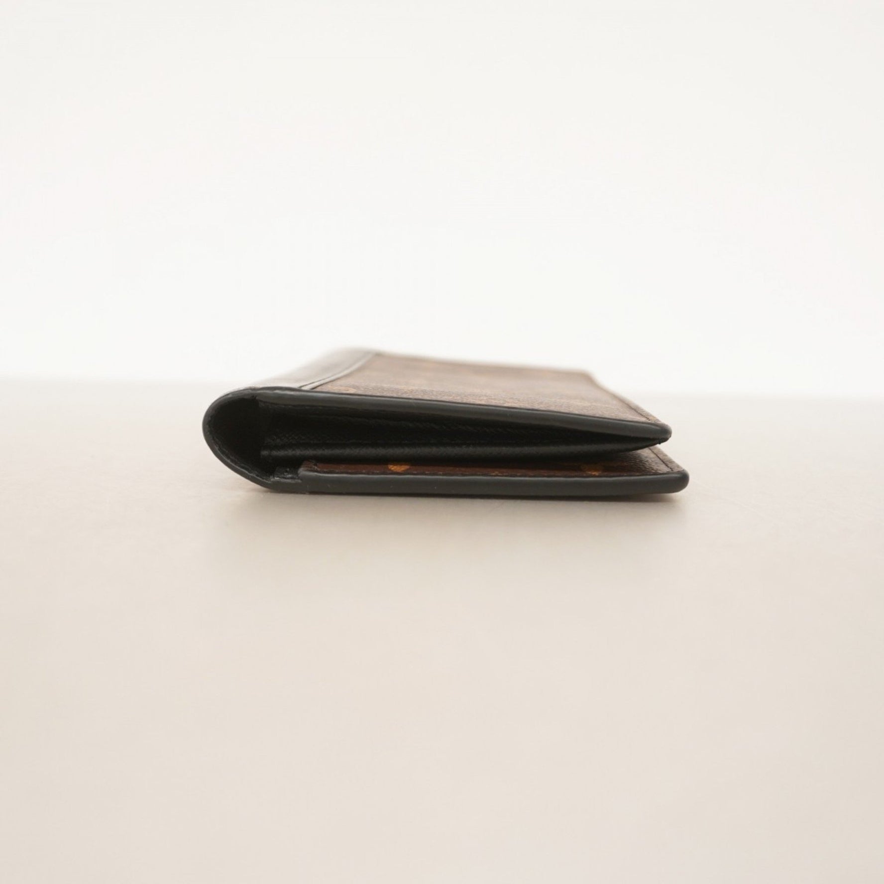 Louis Vuitton Monogram Macassar Portefeuille Brazza Long Wallet Brown Noir