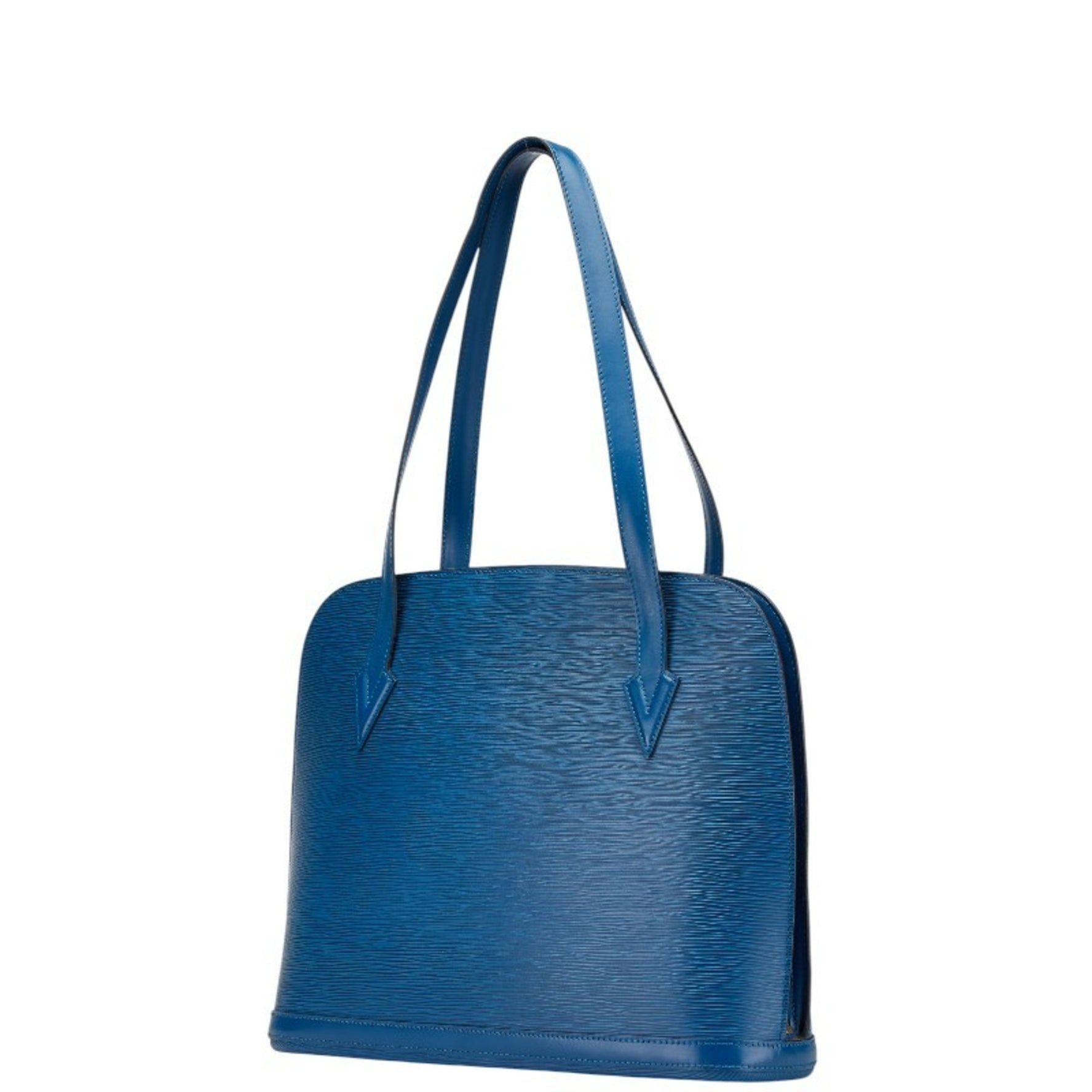 Louis Vuitton Epi Rucksack Shoulder Bag Tote Toledo Blue Leather