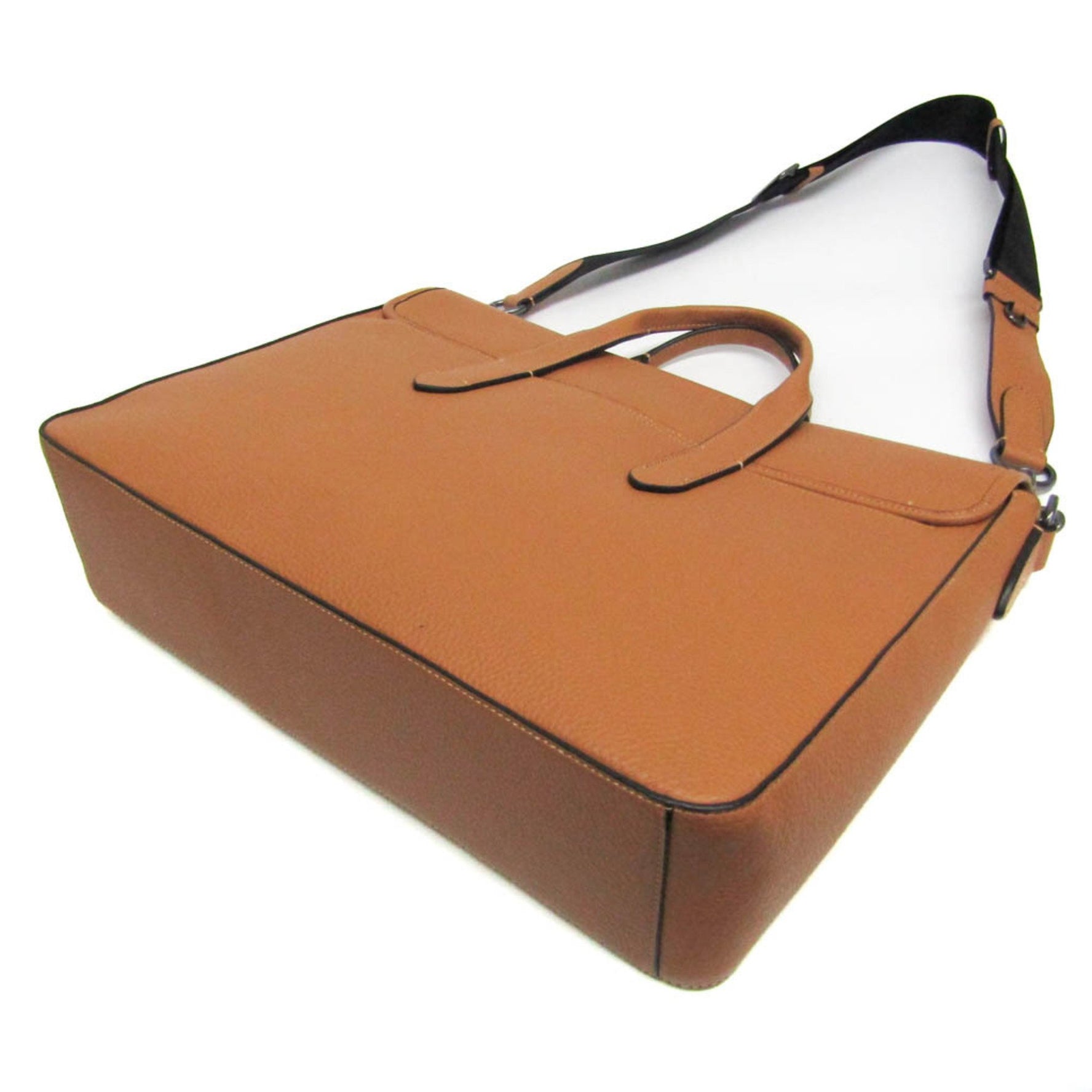 Coach Sullivan Portfolio Leather Briefcase,Shoulder Bag Light Brown