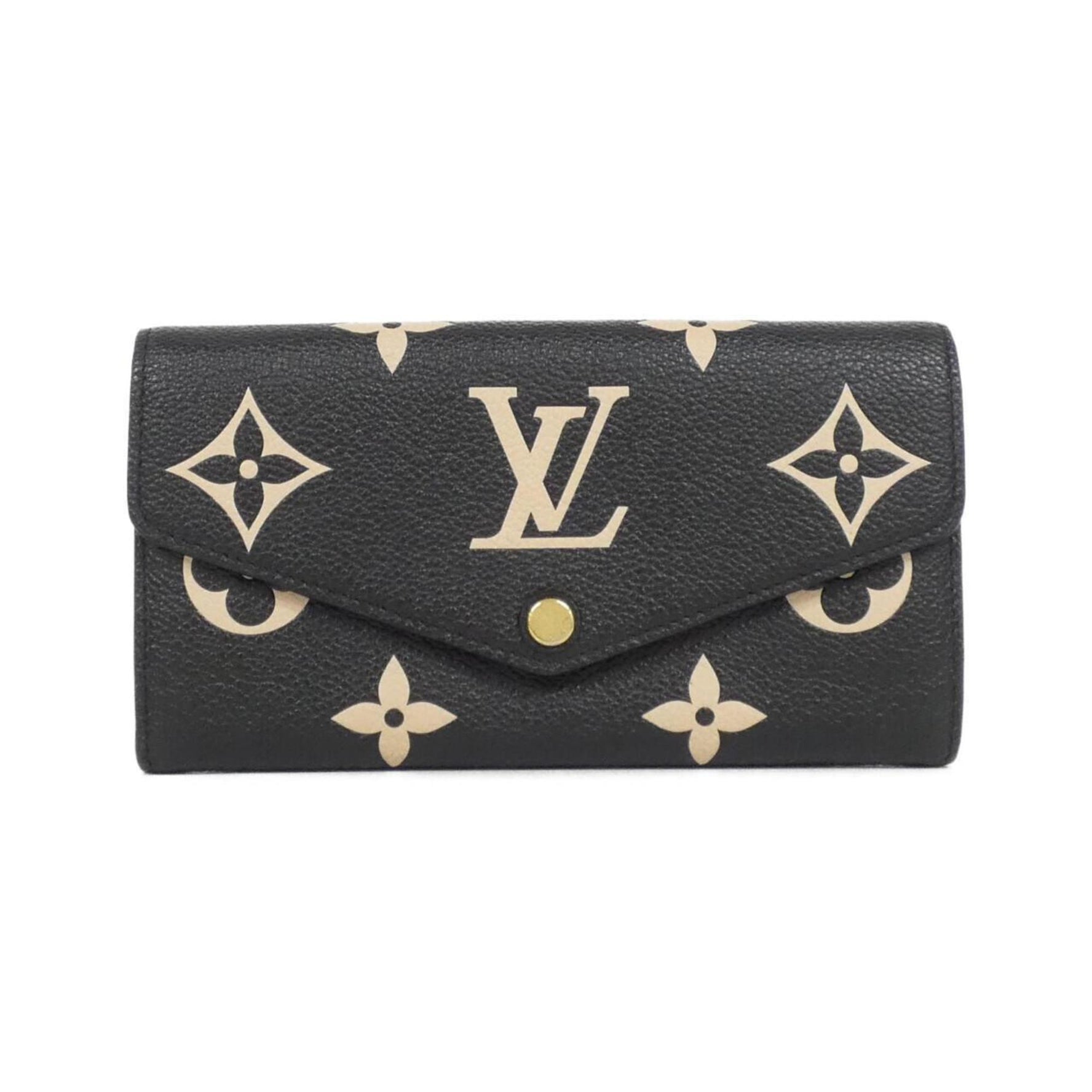 Louis Vuitton Two-Tone Monogram Empreinte Portefeuille Sarah Wallet