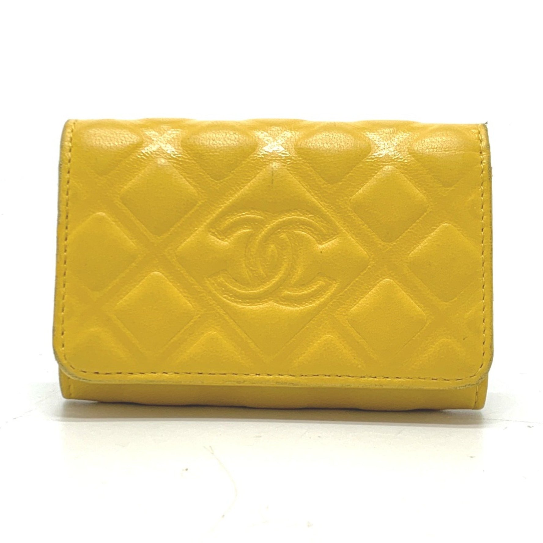 Chanel CC Mark 4 stations with key ring Key Case