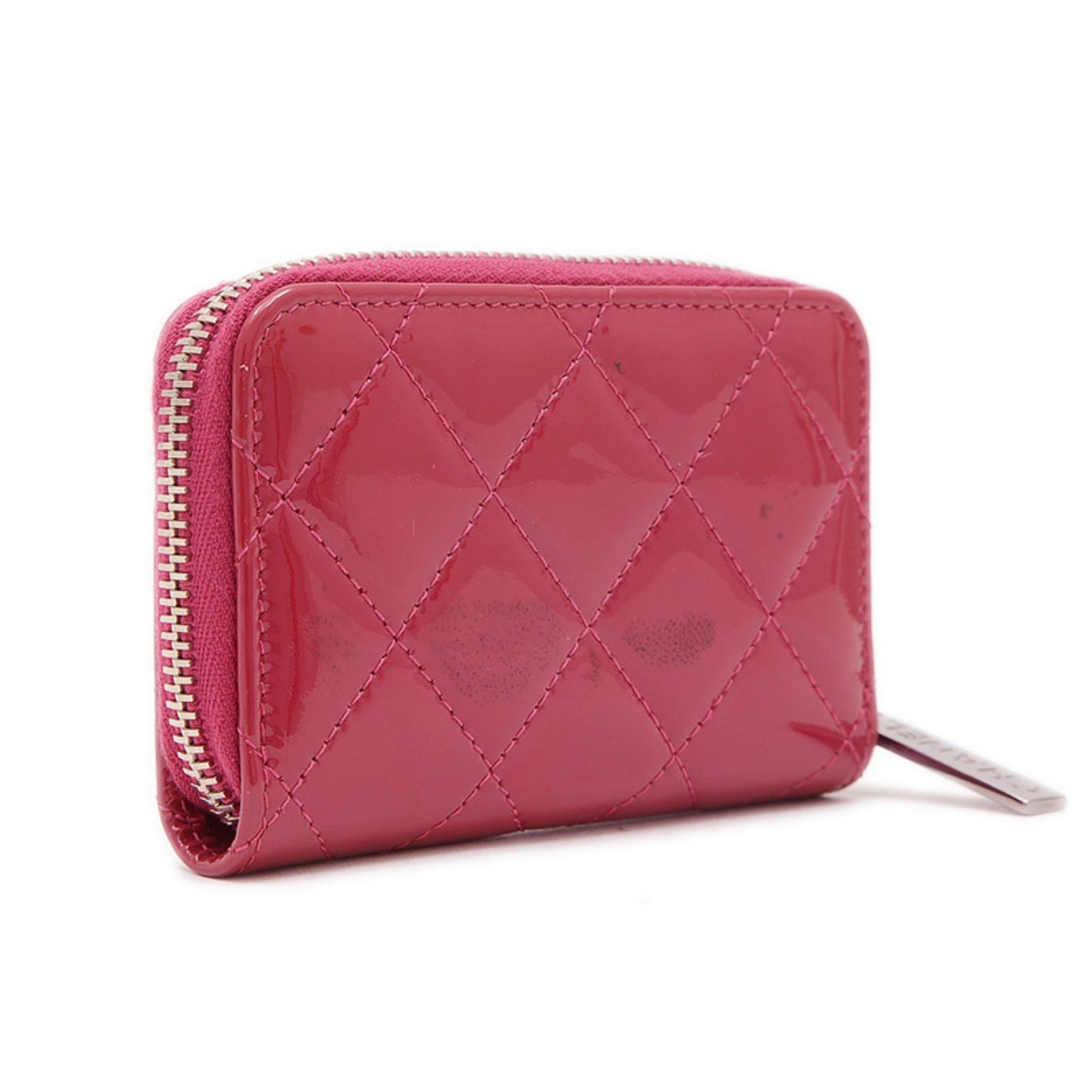 Chanel Matelasse Wallet/Coin Case, Enamel, Silver Hardware, BP