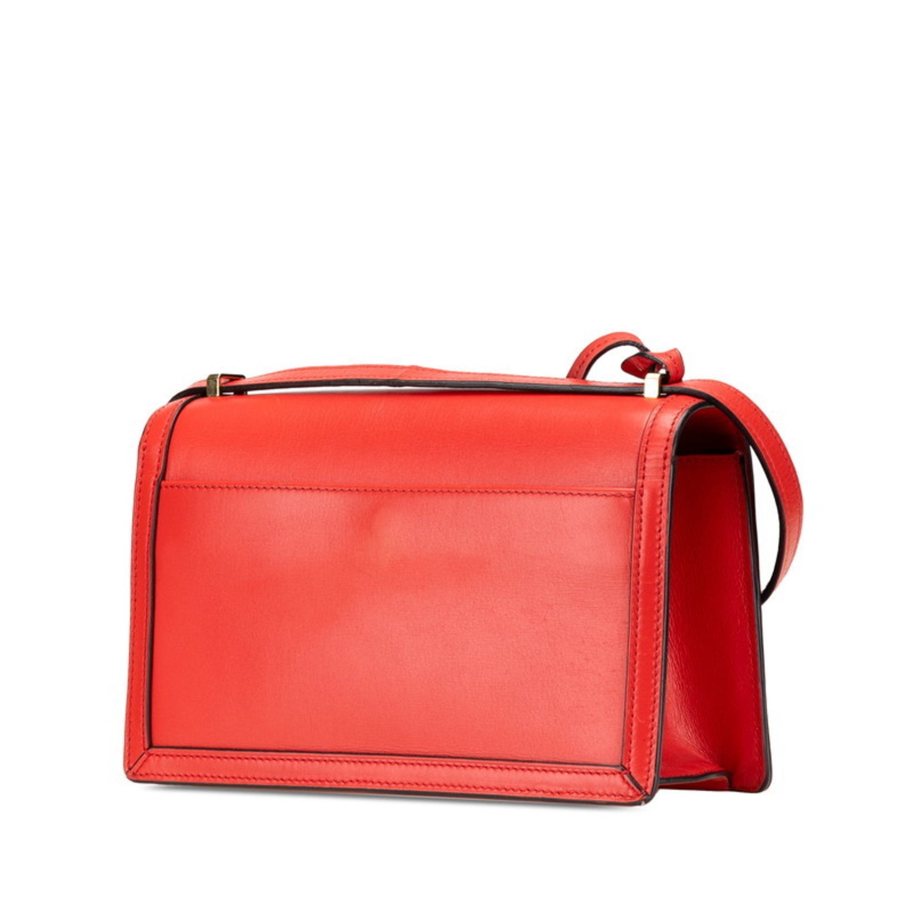 LOEWE Barcelona Shoulder Bag in Red Leather