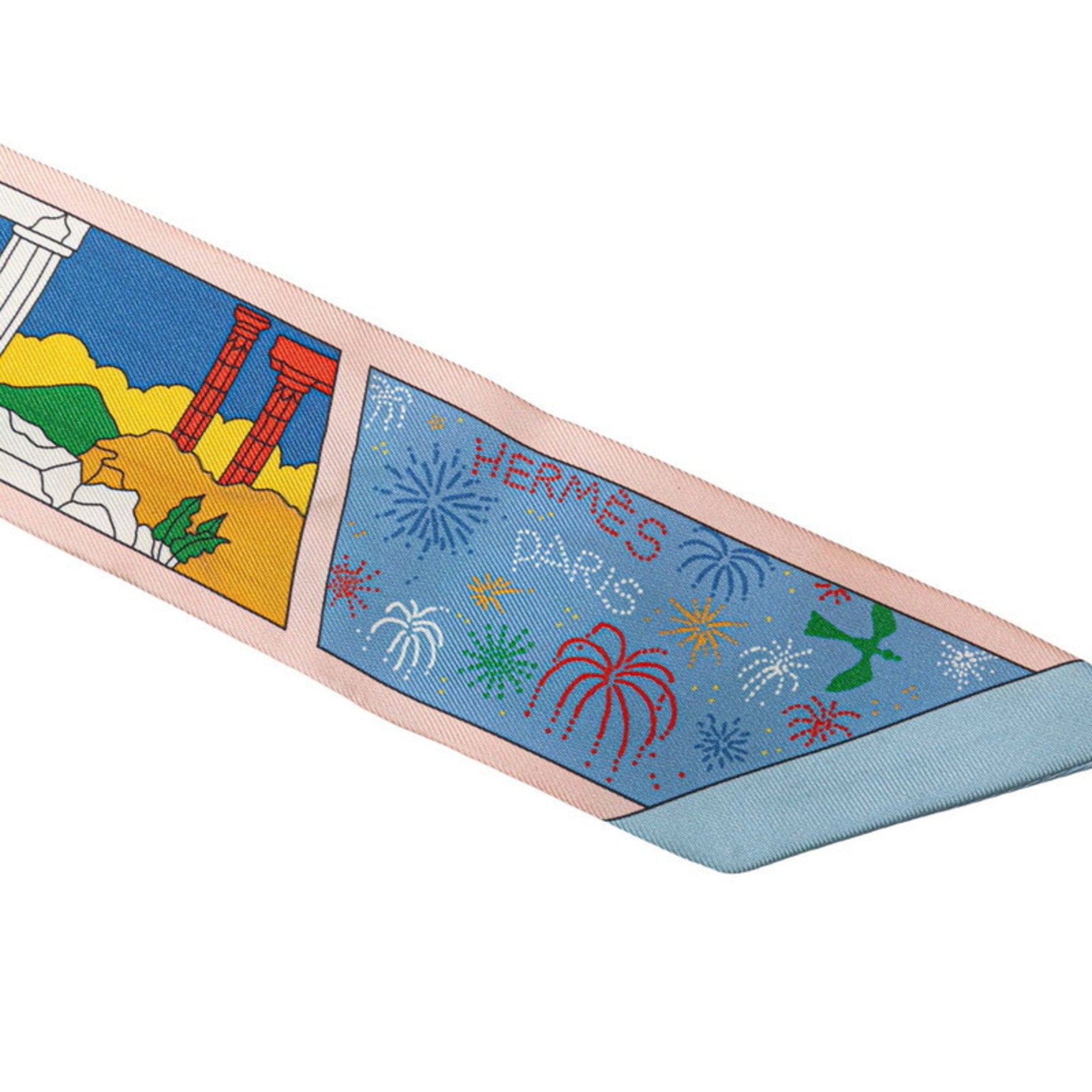 Hermes Hermès Twilly Factory Suite Scarf, Multicolor Silk