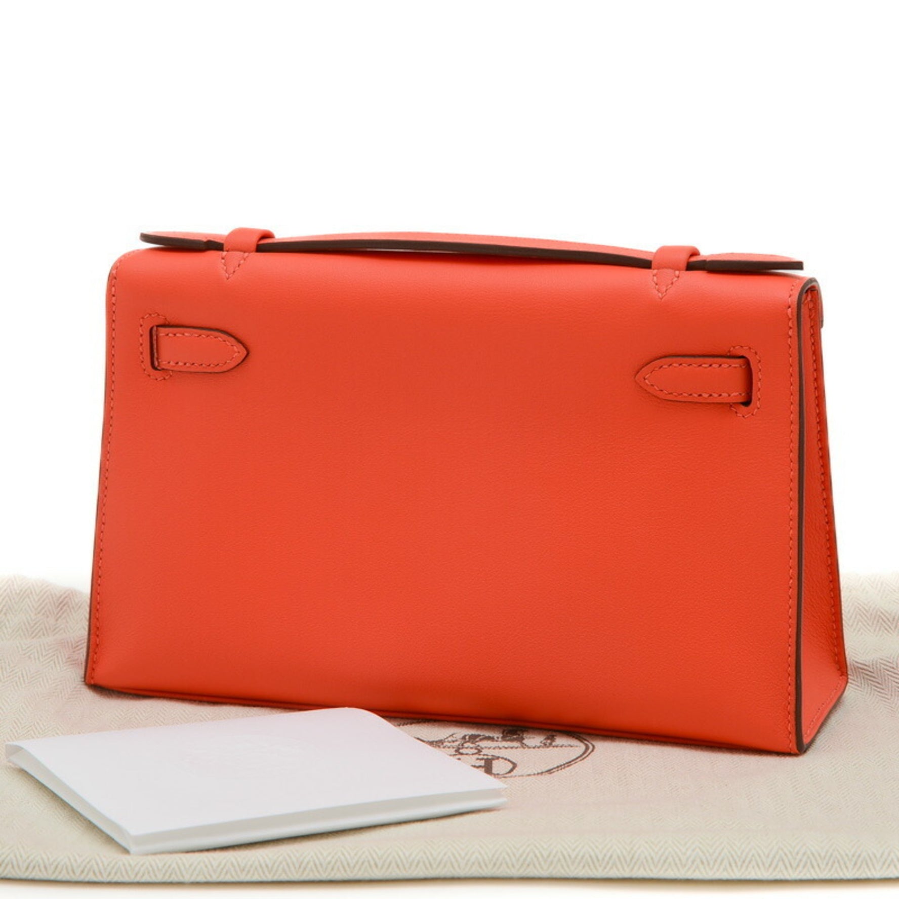 Hermes Pochette Kelly Shoulder Bag Swift Field W Engraved