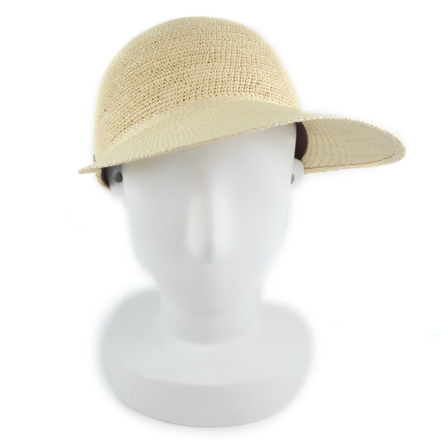 Hermès HERMES Straw Hat, Other Hats, 1858, Straw, Natural Unused