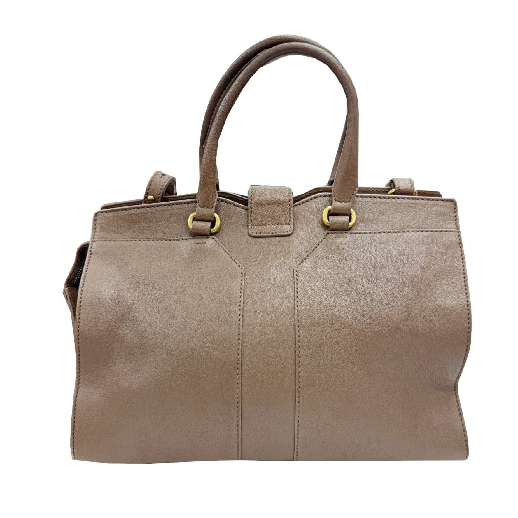 Saint Laurent Cabas Chic Leather Shoulder Bag