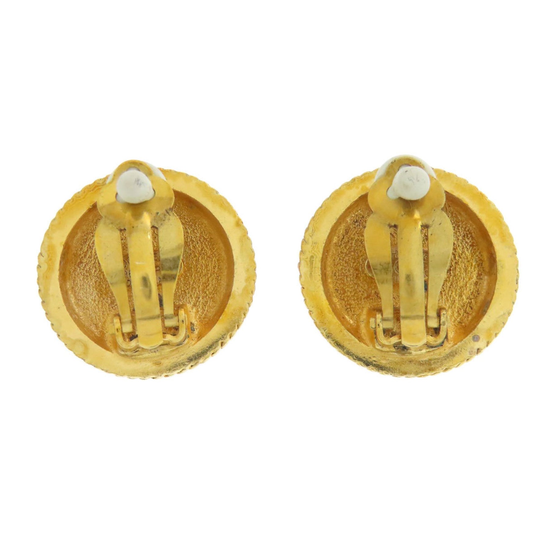 CHANEL Coco Button Earrings