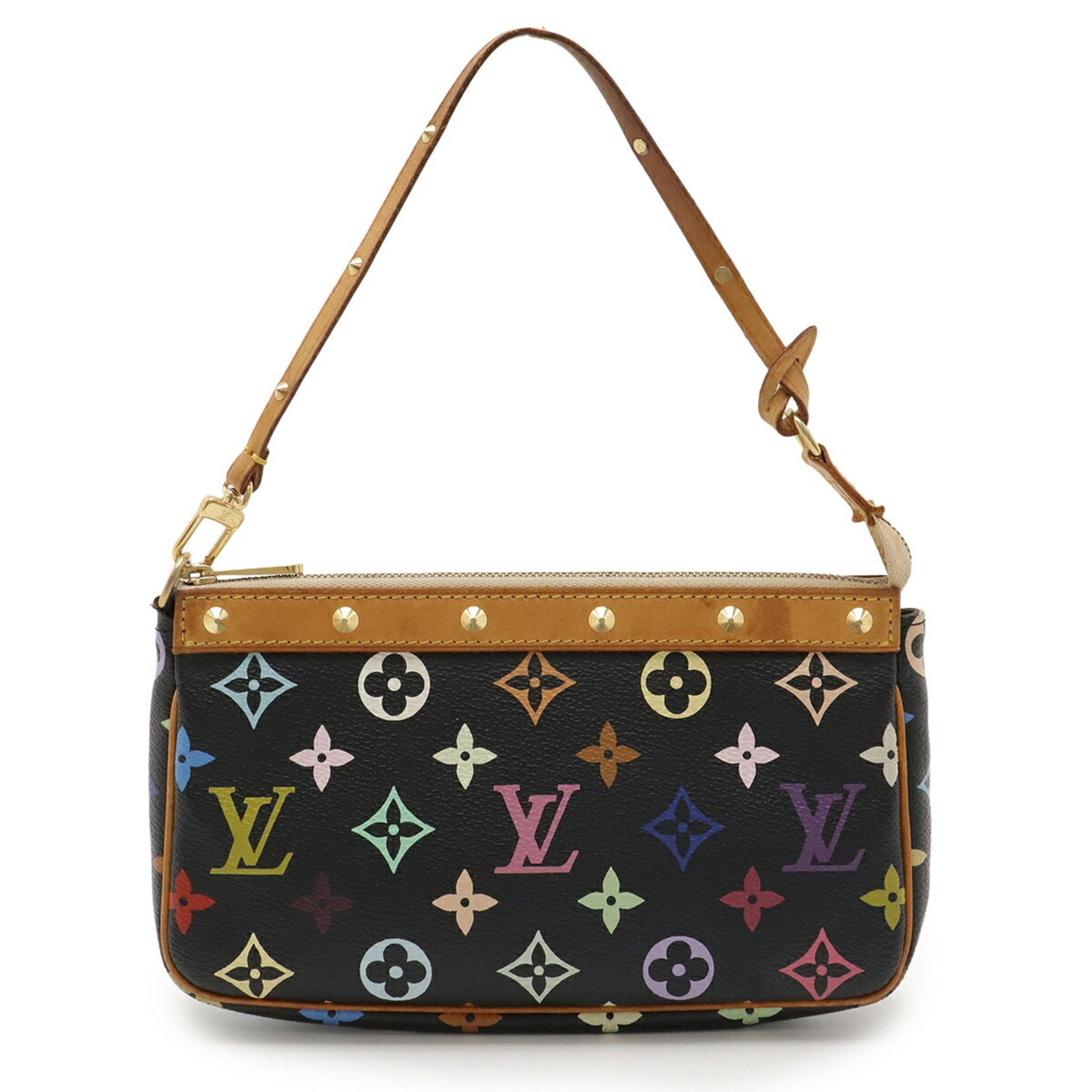 Louis Vuitton Monogram Multicolore Pochette Accessoires Pouch Black