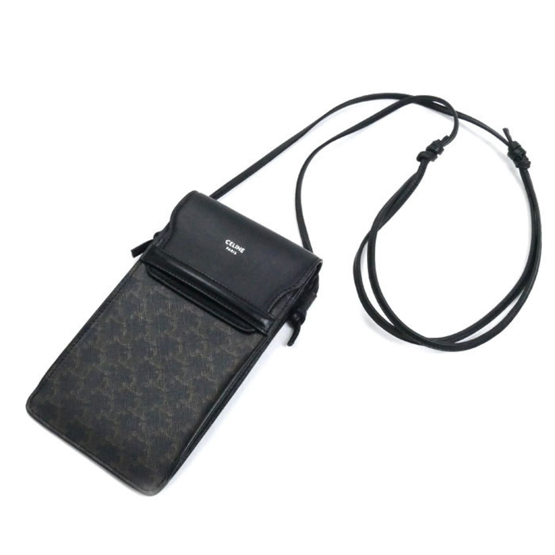 CELINE Flap Mobile Pouch Shoulder Bag