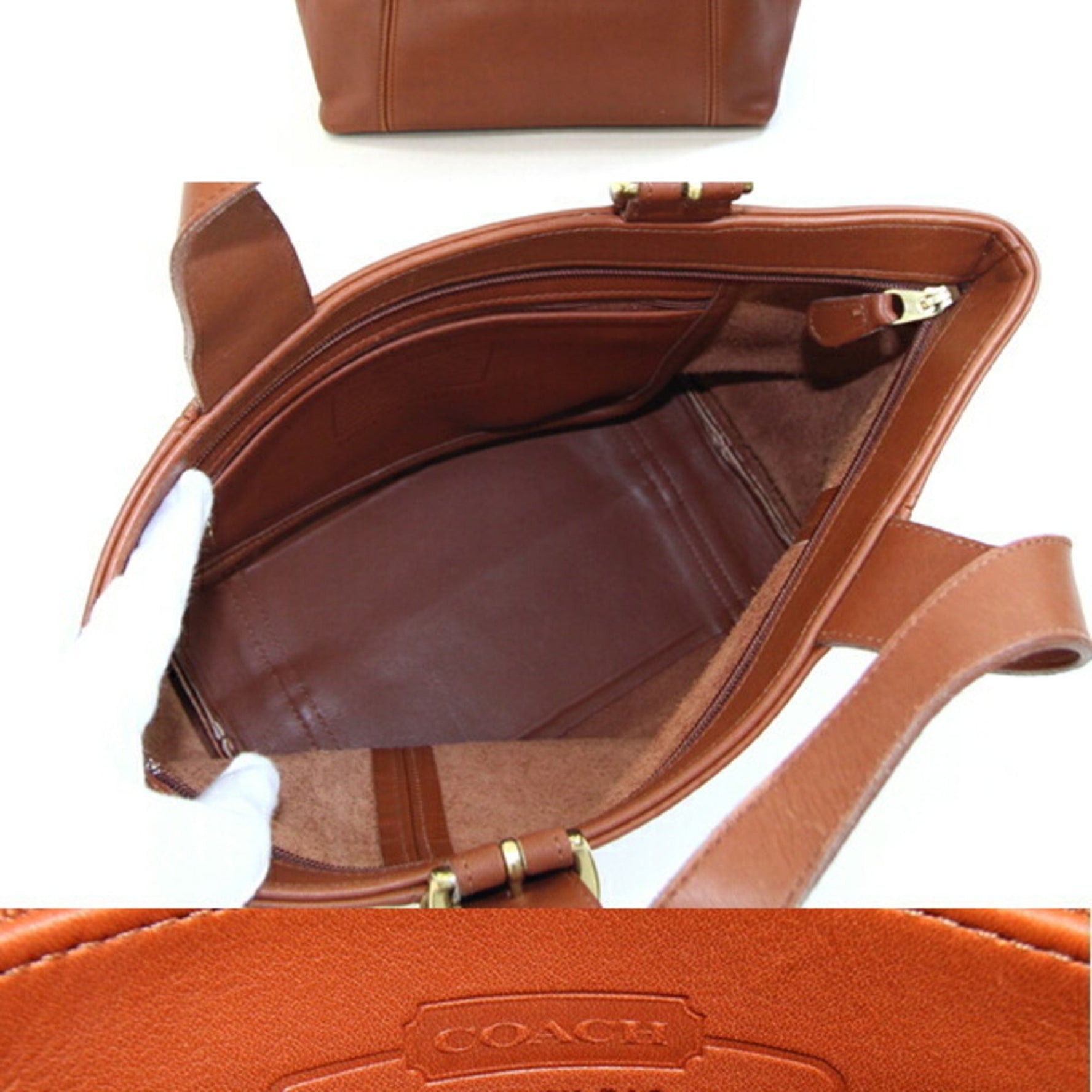 Coach Handbag 4133 Leather Hand Tote Old All