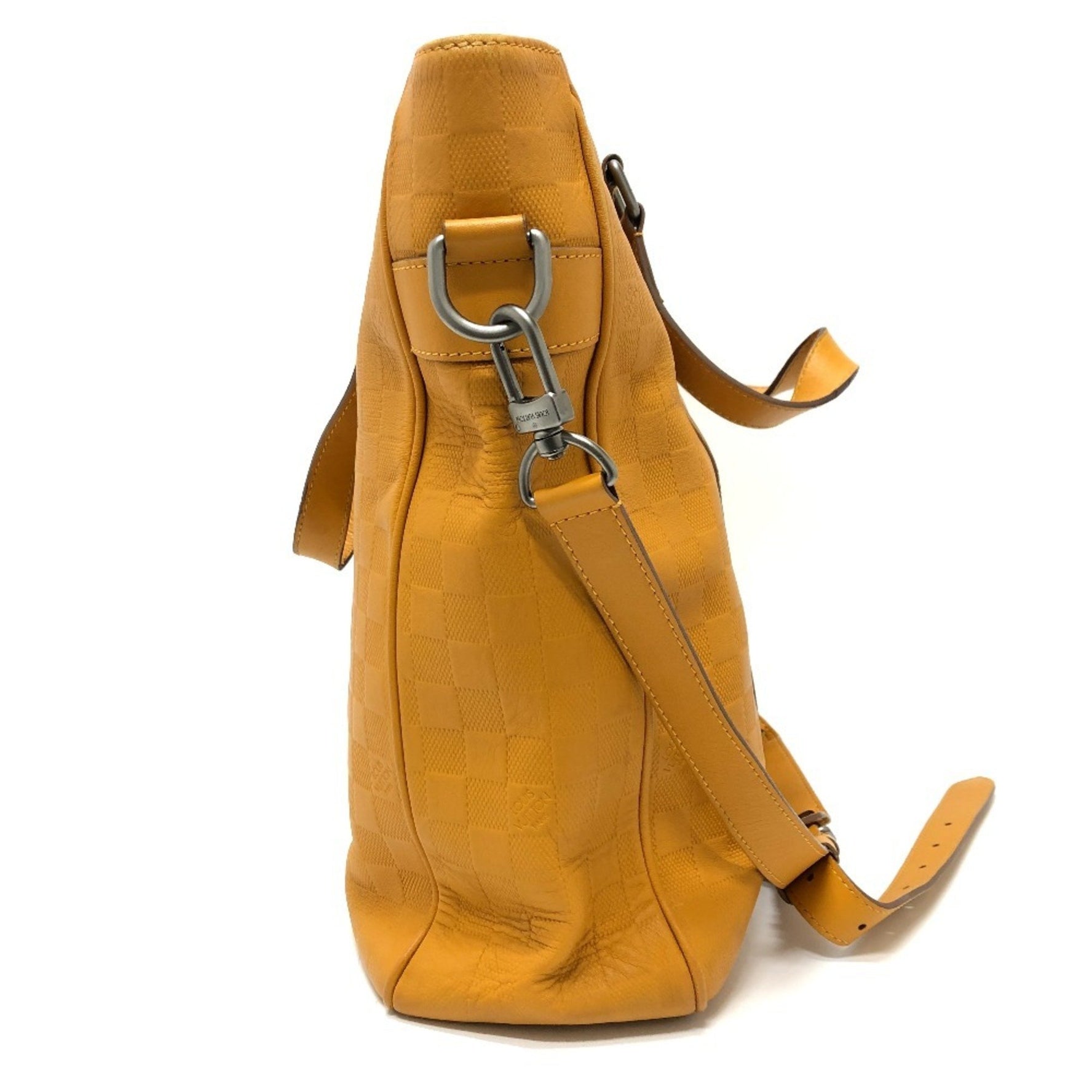 Louis Vuitton Damier Infini Tadao Bag Tote Leather Solar Yellow