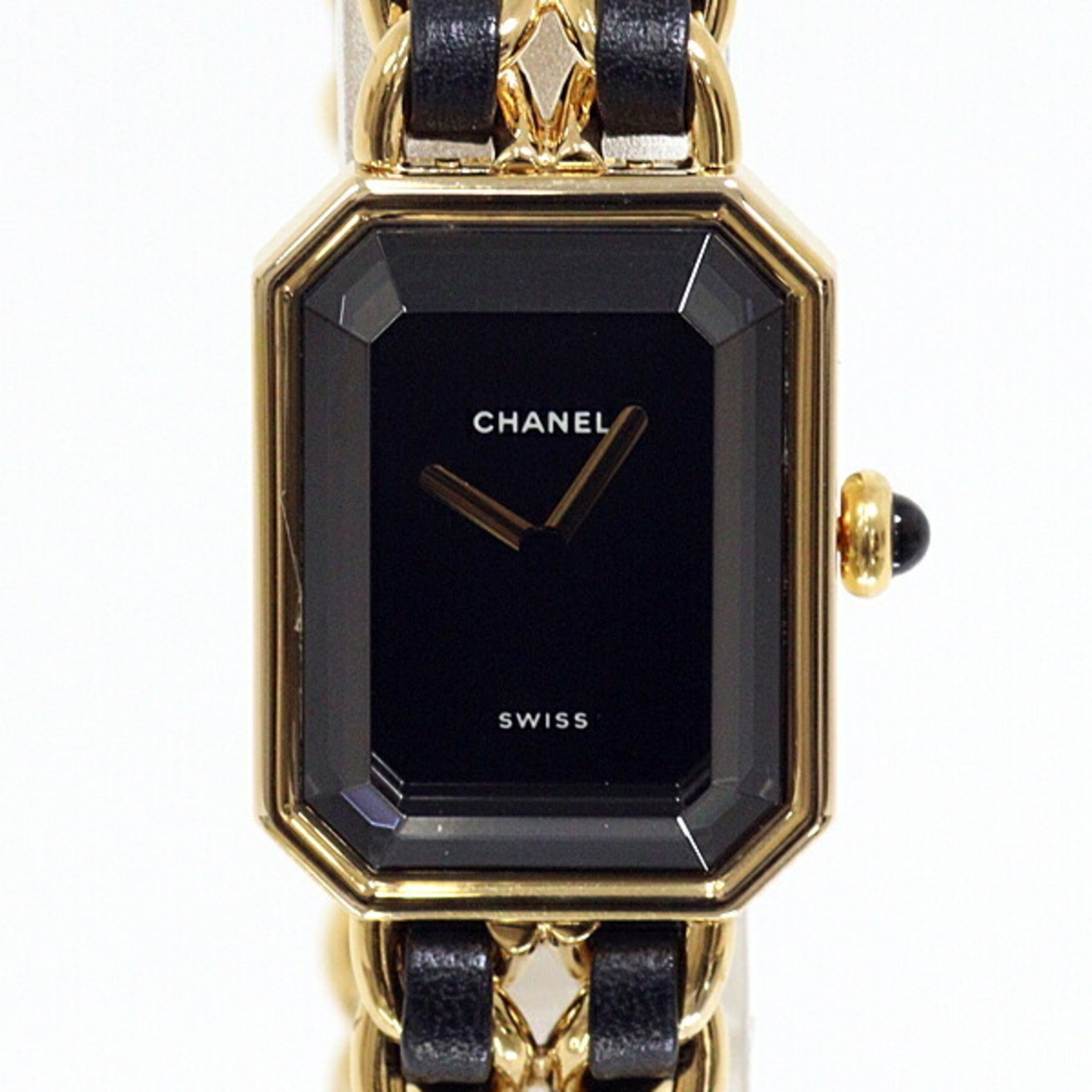 CHANEL Ladies Watch Premiere XL Black Dial Quartz Finished
