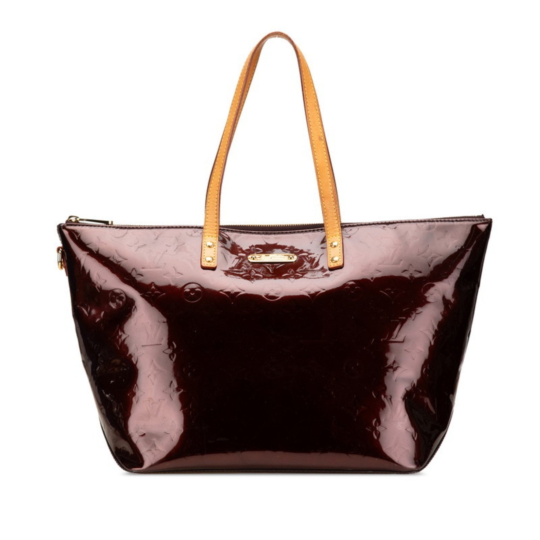 Louis Vuitton Monogram Vernis Bellevue GM Tote Bag in Amaranth Purple Patent Leather