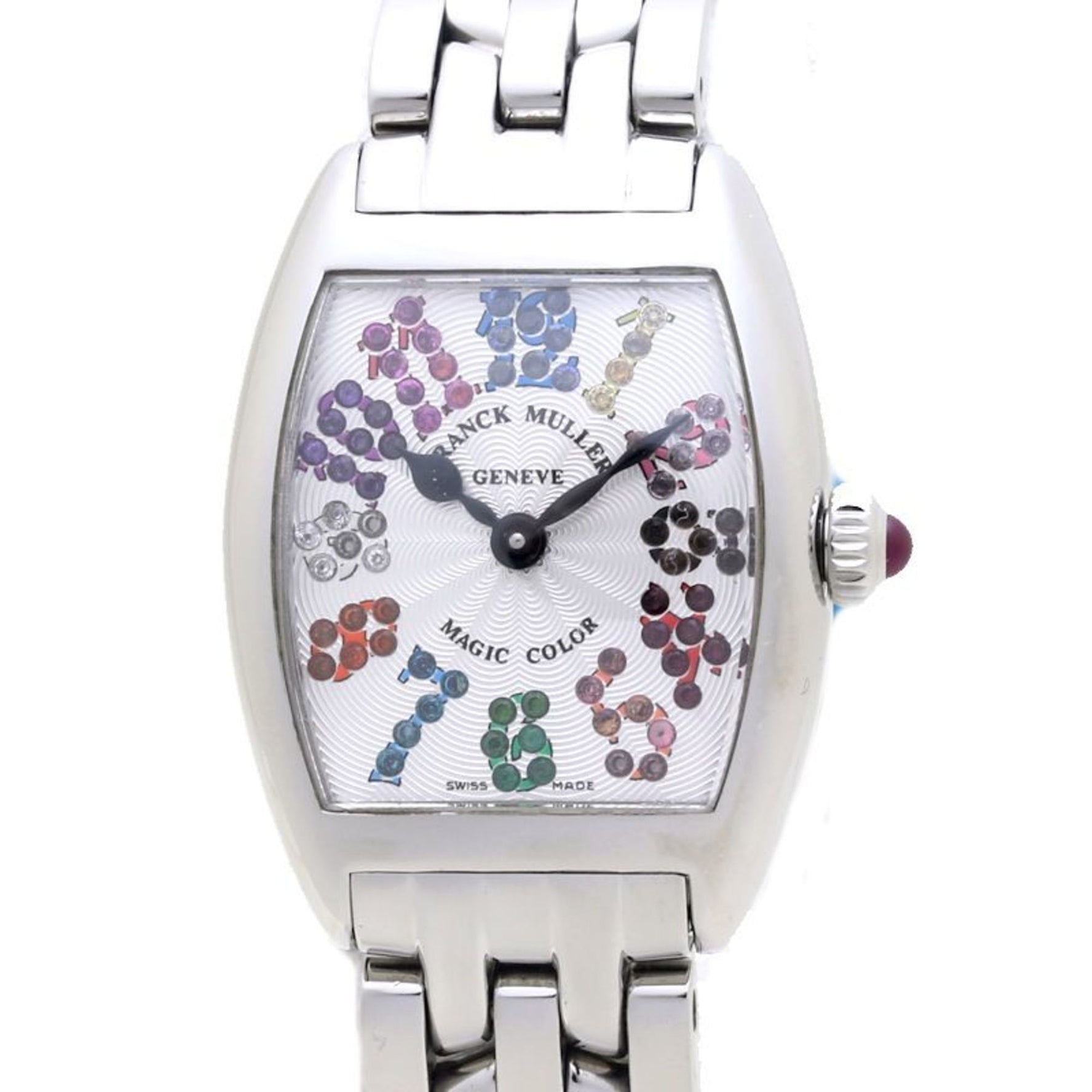 FRANCK MULLER Tono Curvex Magic Color Stainless Steel Ladies Watch
