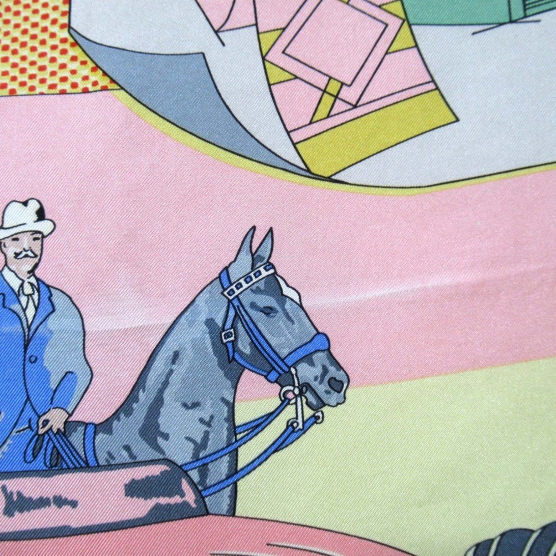 HERMES Carre 90 L Elegance and Comfort in the Automobile Silk Scarf/Muffler