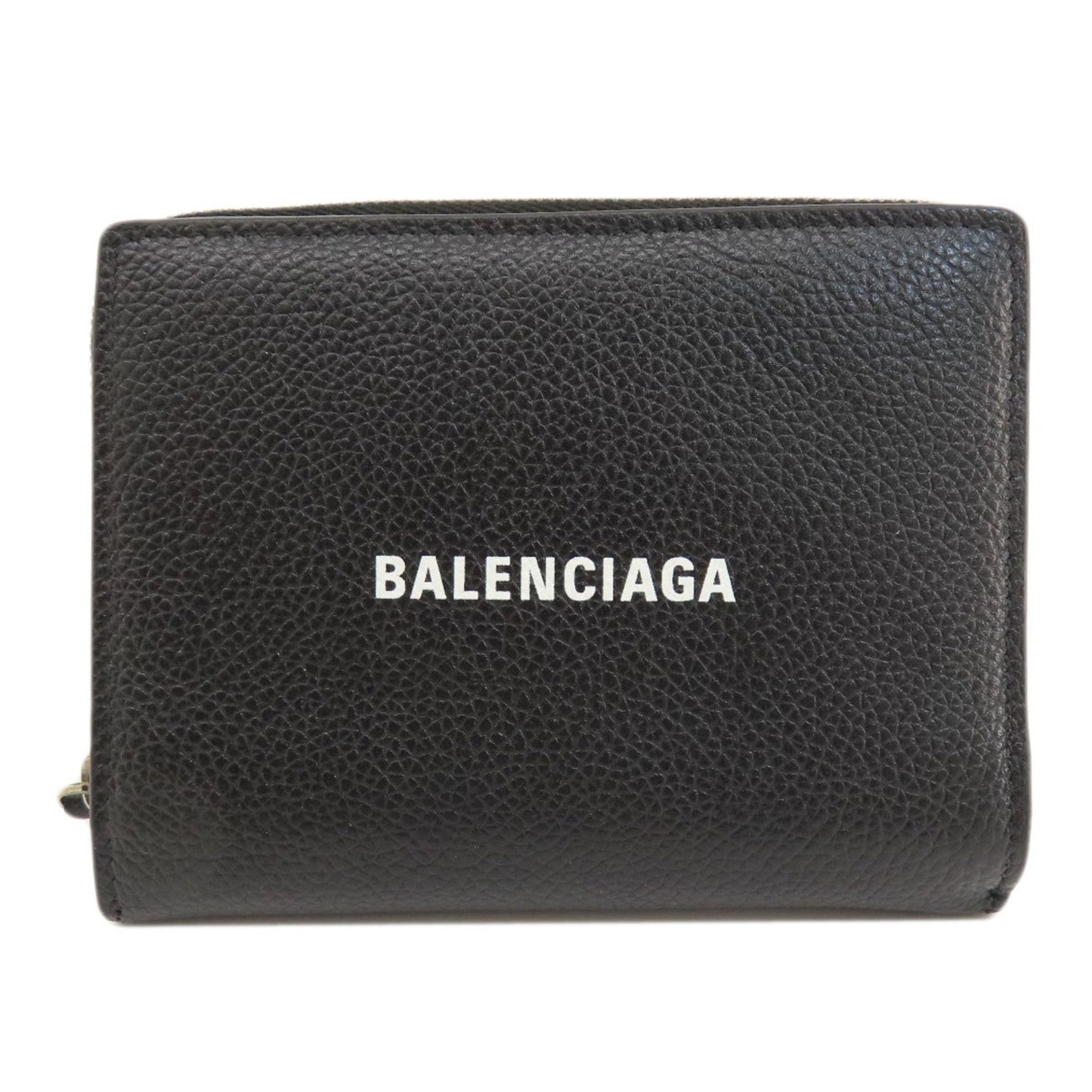 BALENCIAGA Leather Bi-fold Wallet